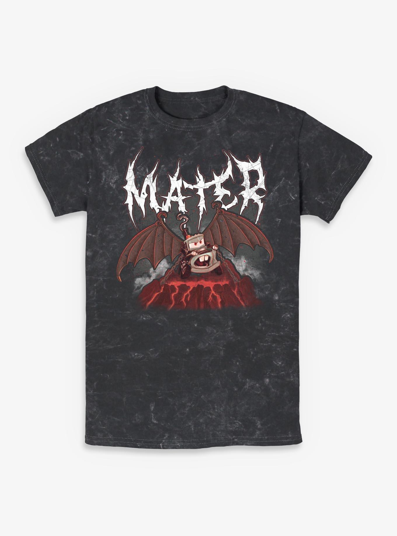 Disney Pixar Cars Metal Mater Mineral Wash T-Shirt