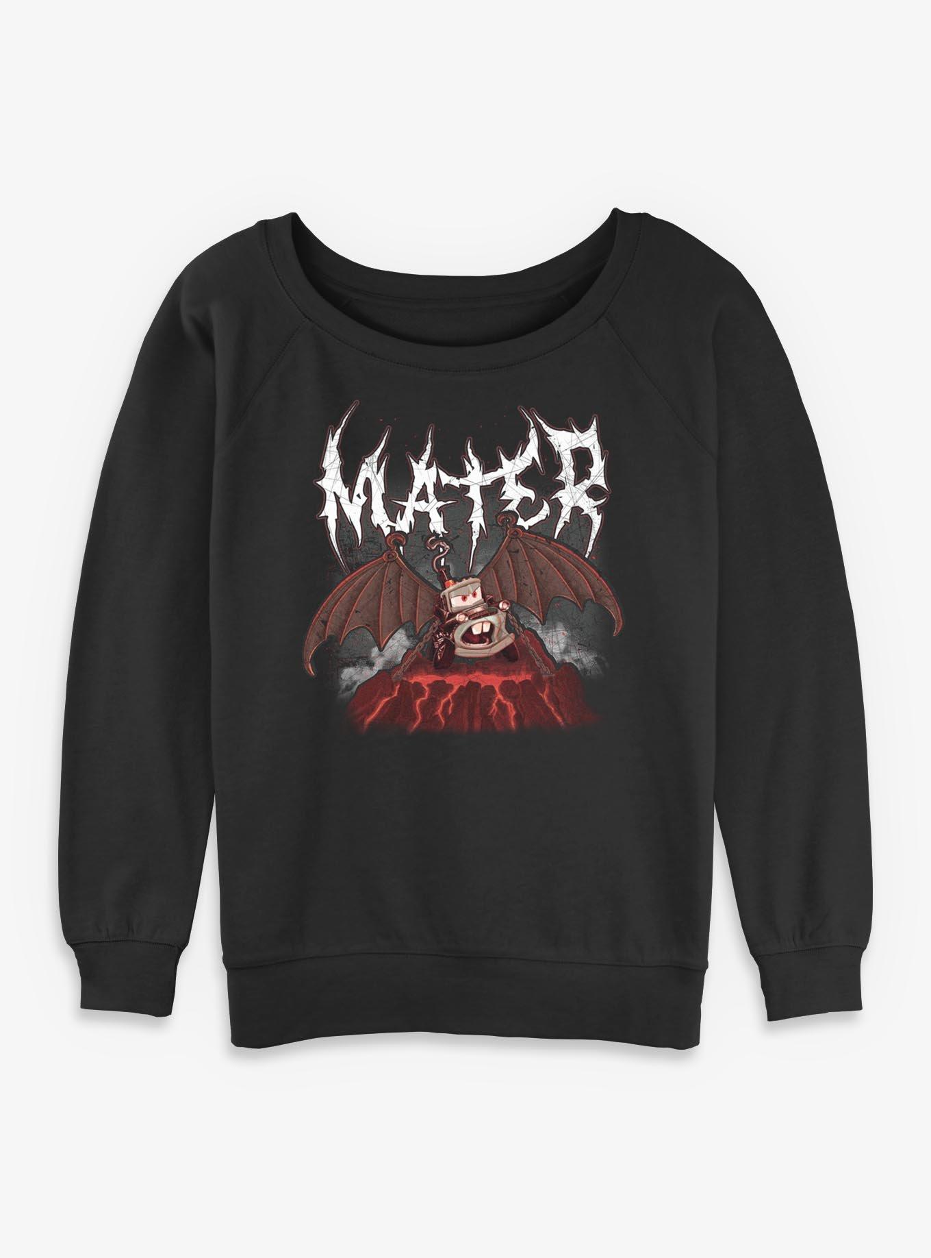 Disney Pixar Cars Metal Mater Girls Slouchy Sweatshirt, , hi-res