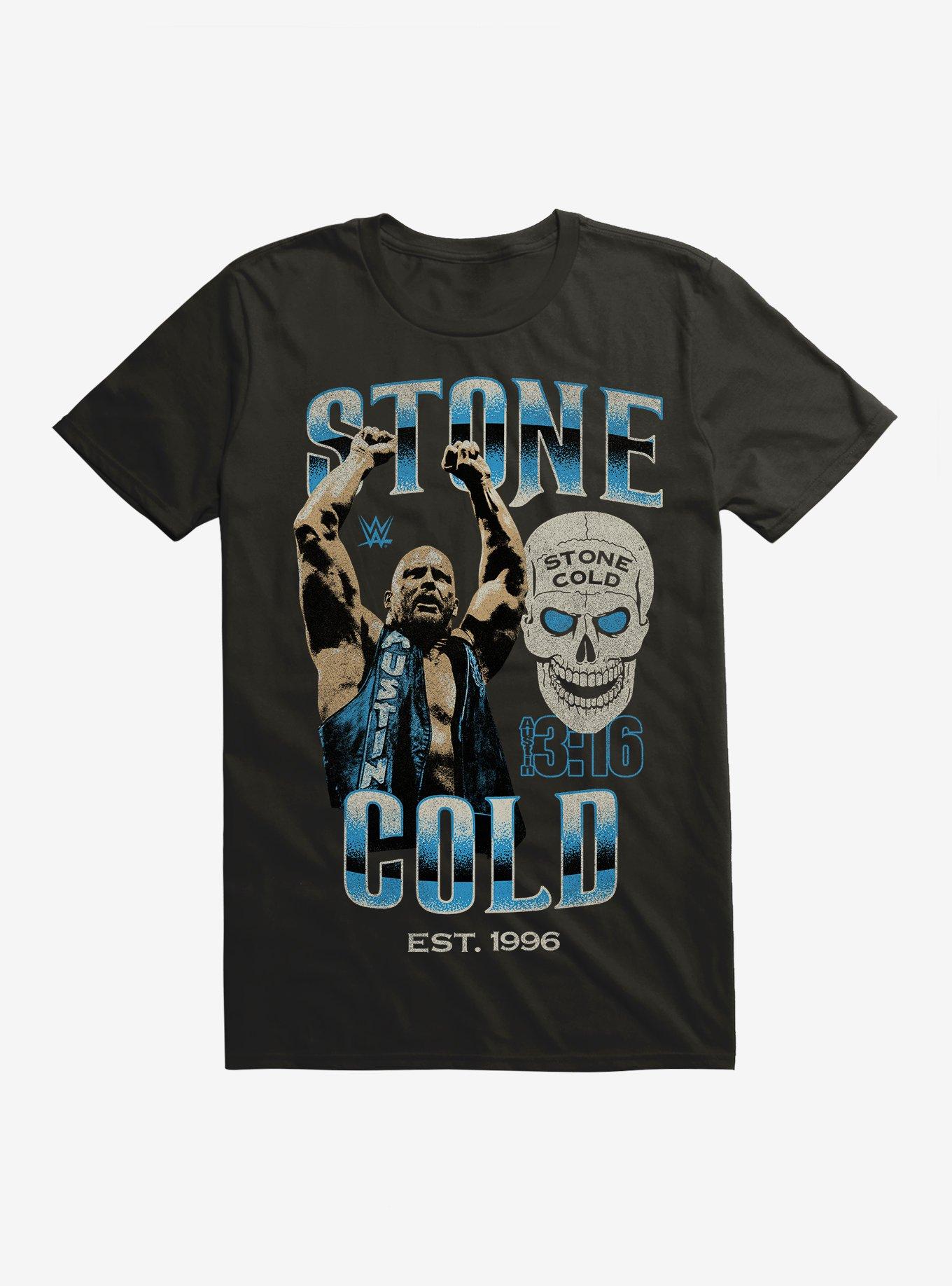 WWE Stone Cold Est. 1996 Jumbo Print T-Shirt, , hi-res