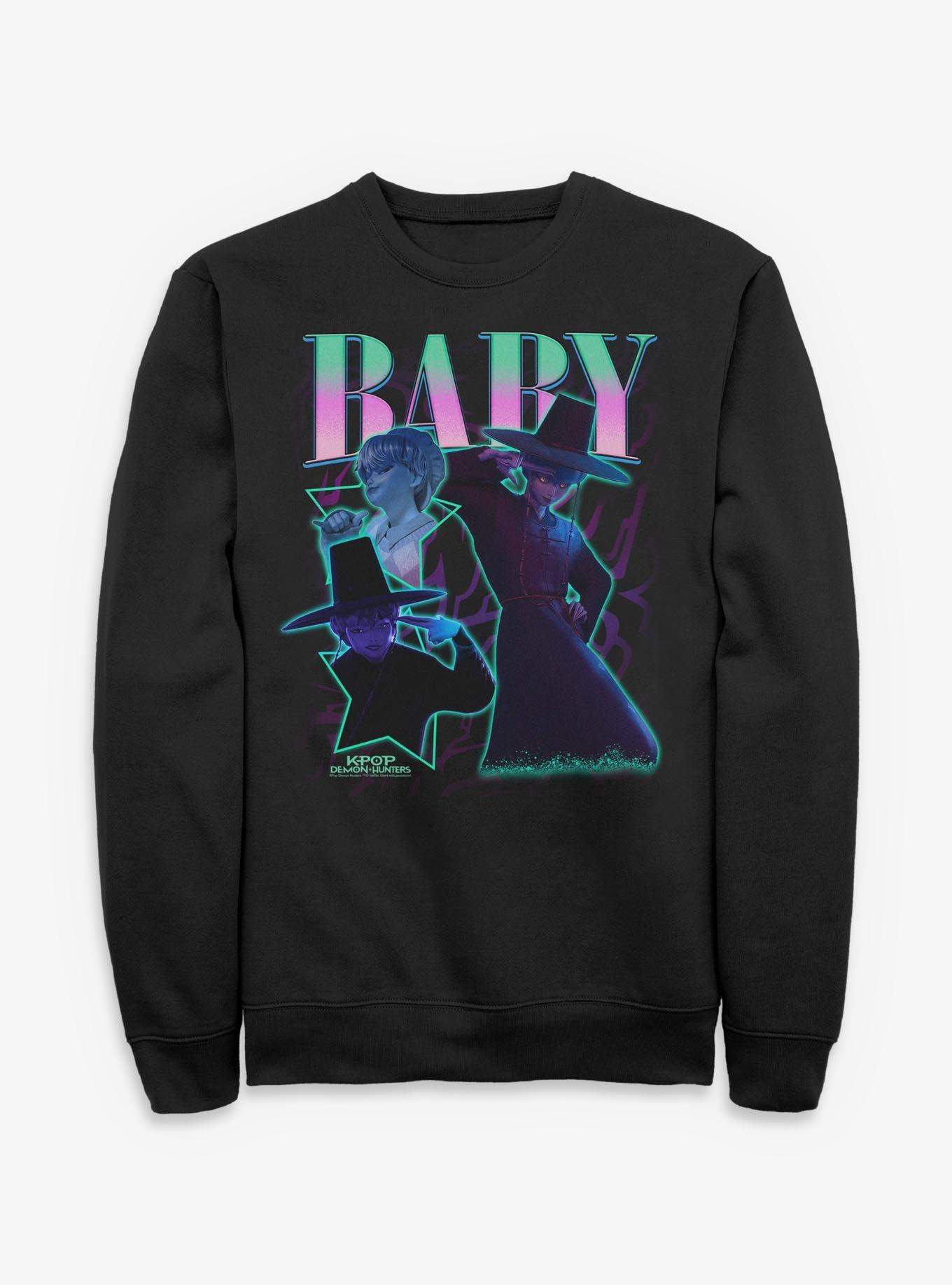 KPop Demon Hunters Saja Boys Baby Collage Sweatshirt, , hi-res