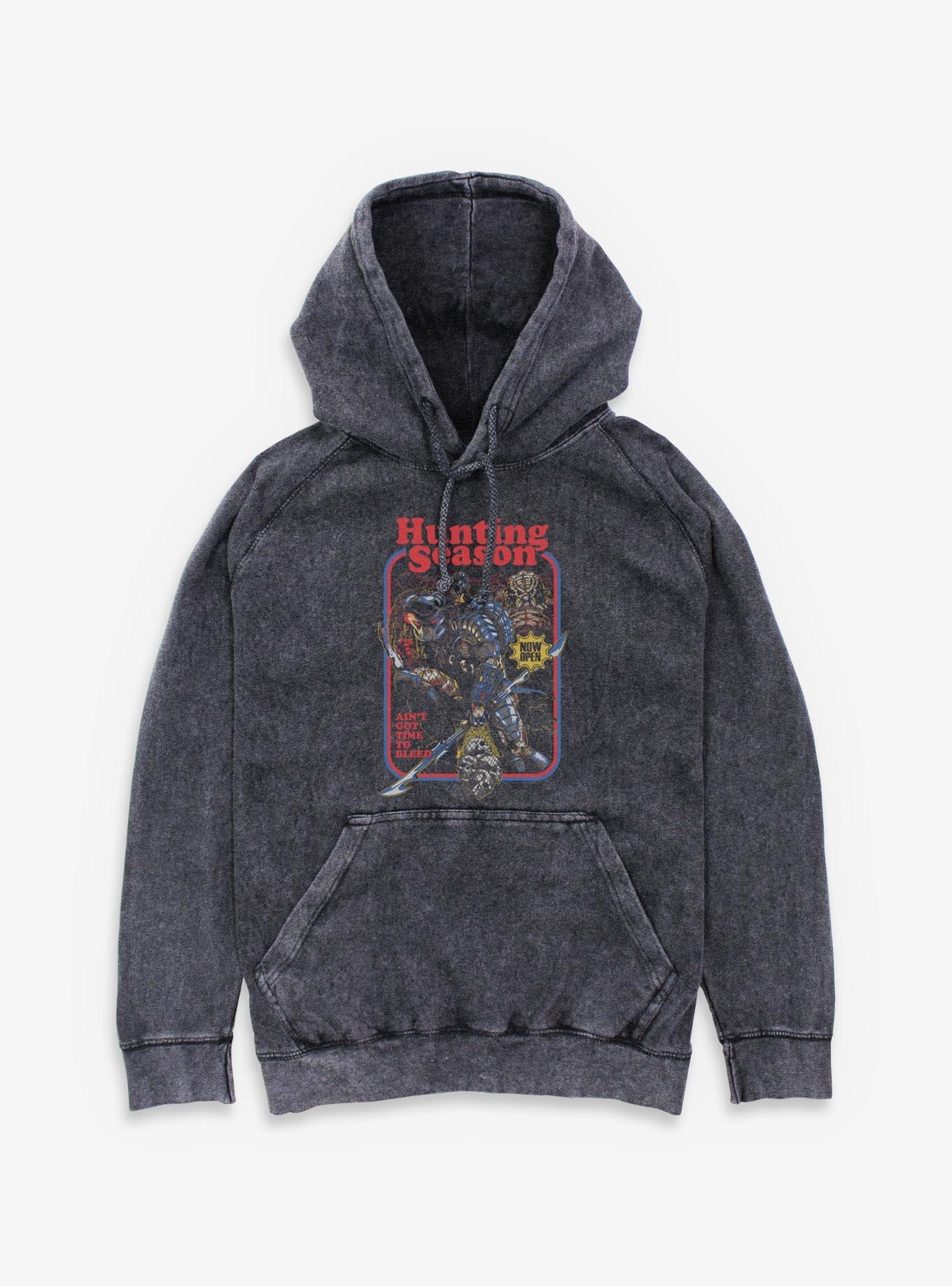 Alien Hunting Season Mineral Wash Hoodie, , hi-res