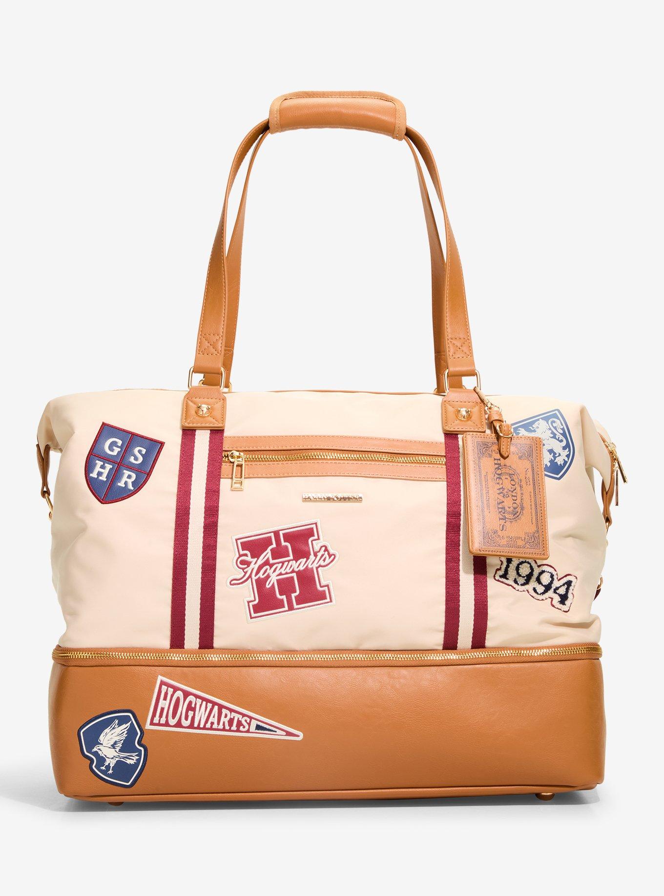 Harry Potter Quidditch Patches Weekender Bag &mdash; BoxLunch Exclusive, , hi-res