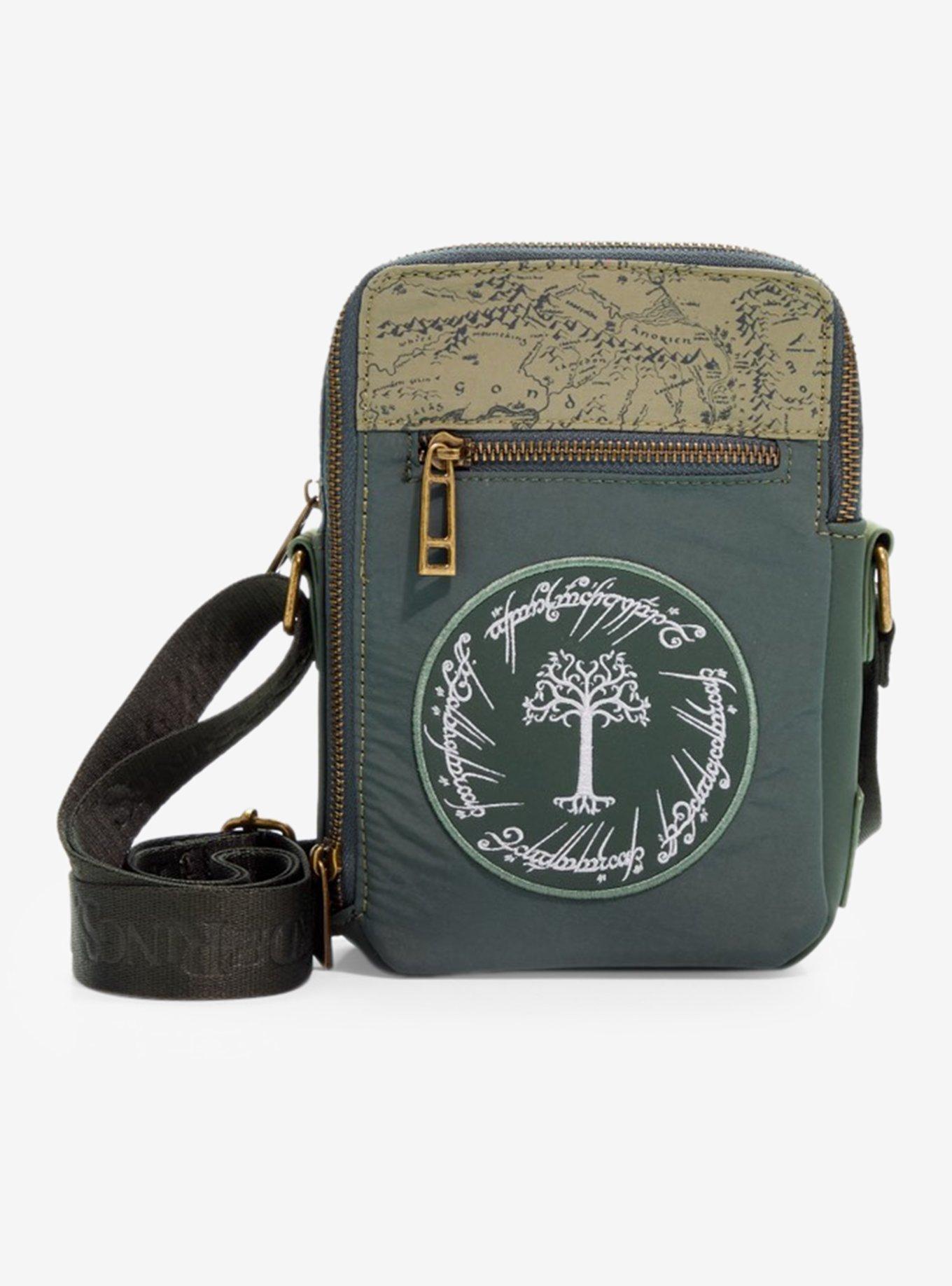 The Lord of The Rings Tree of Gondor Crossbody Bag- BoxLunch Exclusive, , hi-res