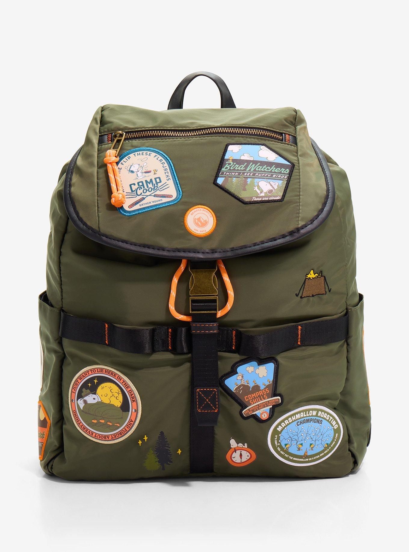 Peanuts Snoopy Beagle Scouts Patches Backpack - BoxLunch Exclusive, , hi-res