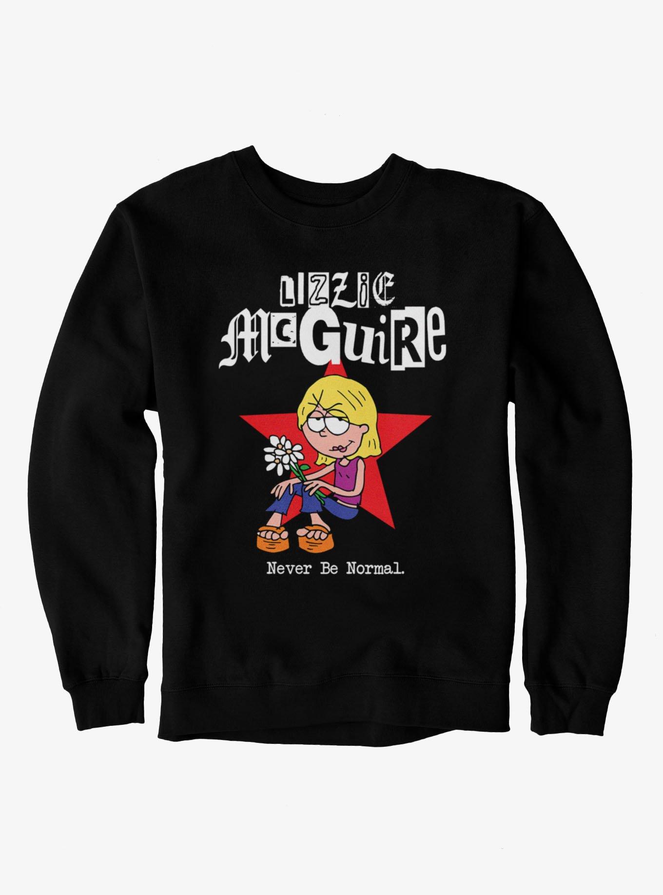 Disney Lizzie McGuire Star Never Be Normal Sweatshirt, , hi-res