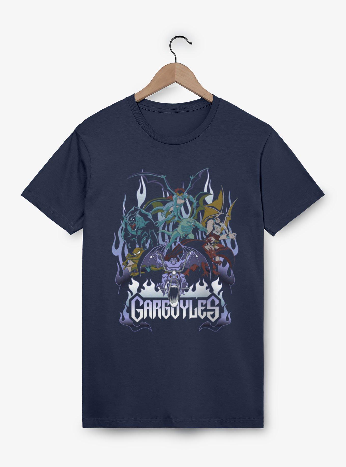 Disney Gargoyles Motorcycle Flames T-Shirt, , hi-res