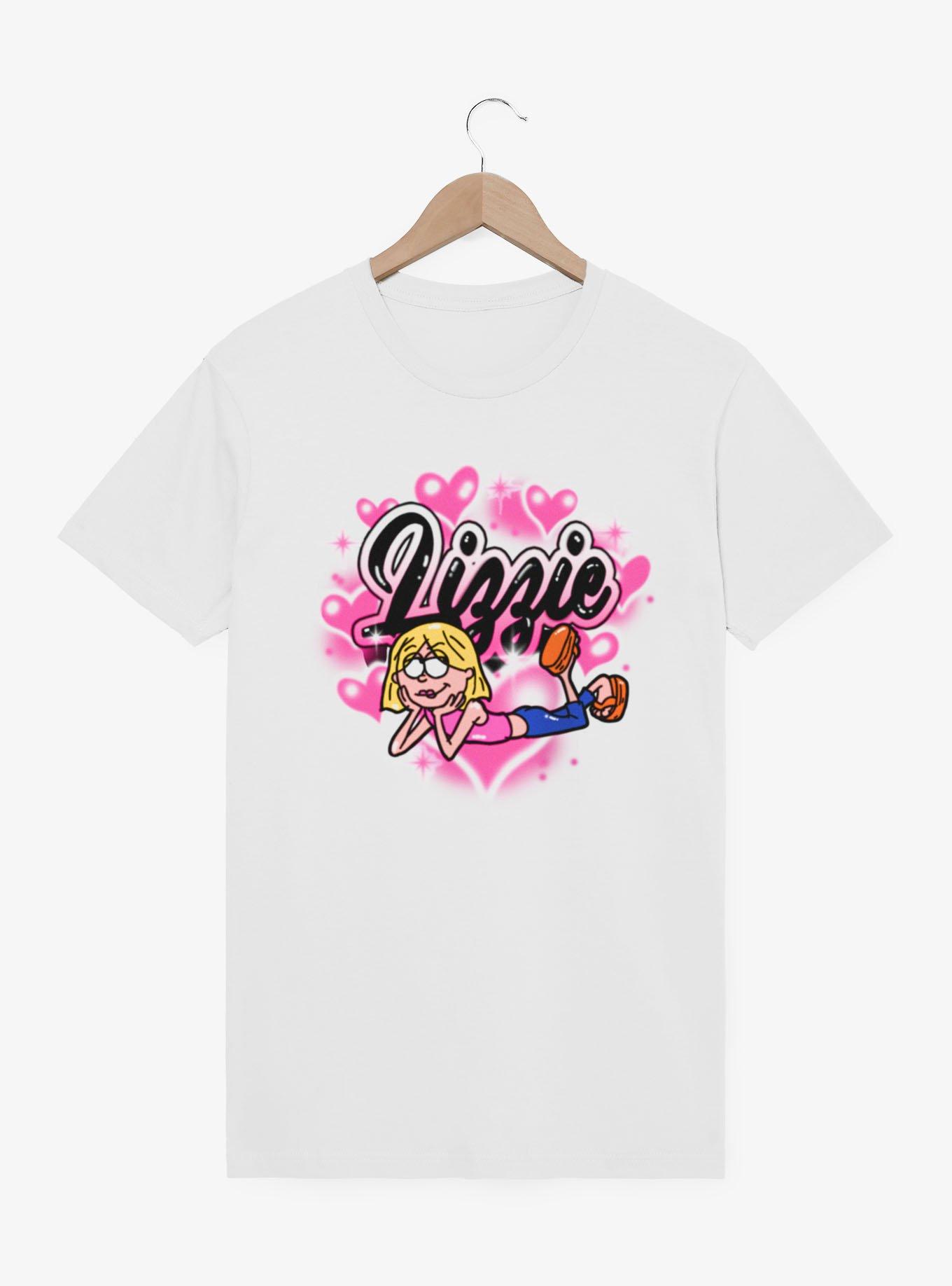Disney Lizzie McGuire Spray Paint Hearts T-Shirt, , hi-res