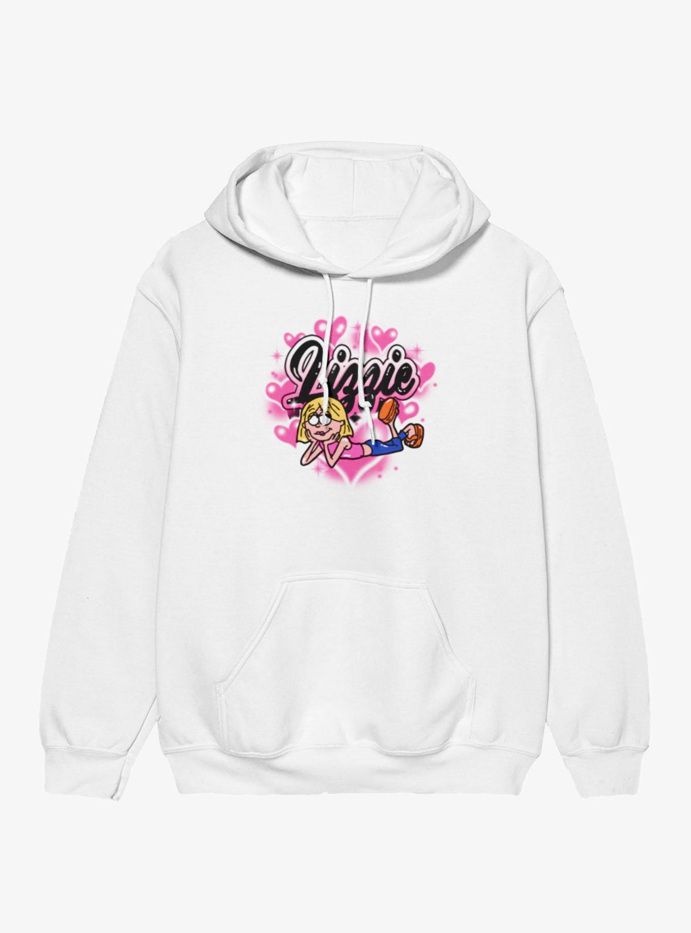 Disney Lizzie McGuire Spray Paint Hearts Hoodie