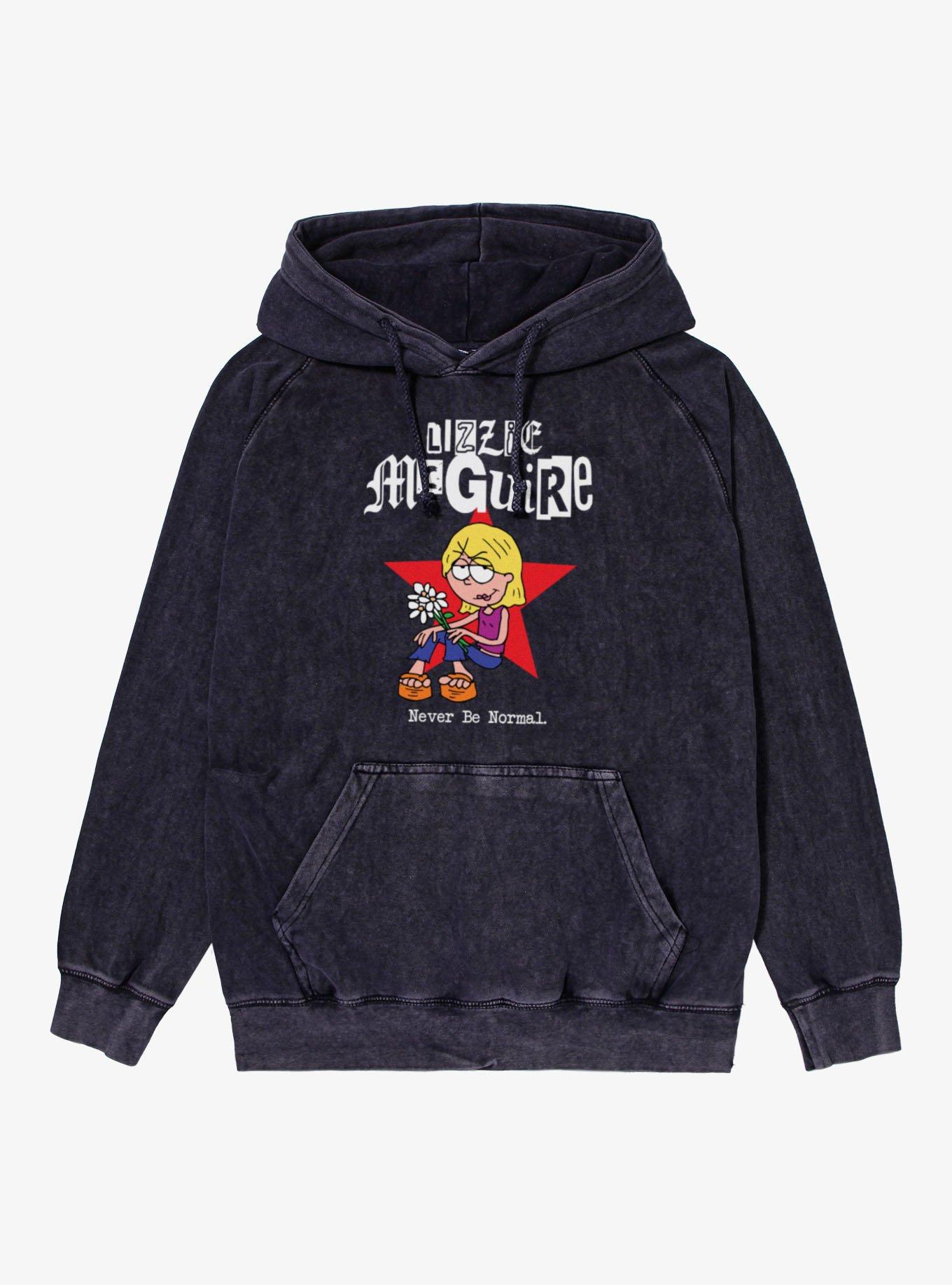 Disney Lizzie McGuire Star Never Be Normal Mineral Wash Hoodie, , hi-res