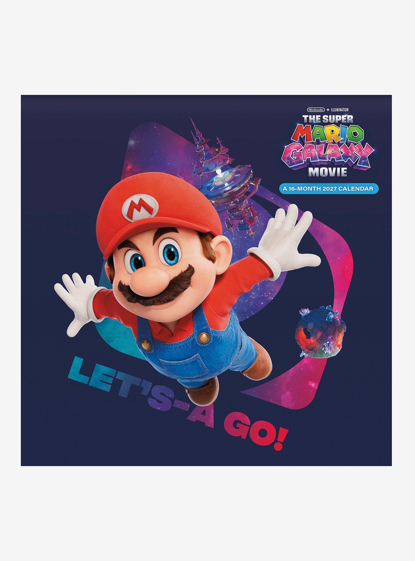 Nintendo The Super Mario Galaxy Movie 16-Month 2027 Wall Calendar