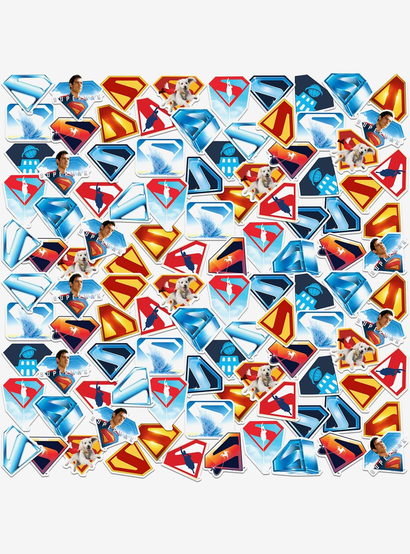 DC Comics Superman (2025) Logo Miscellaneous 100ct Sticker Pack, , hi-res