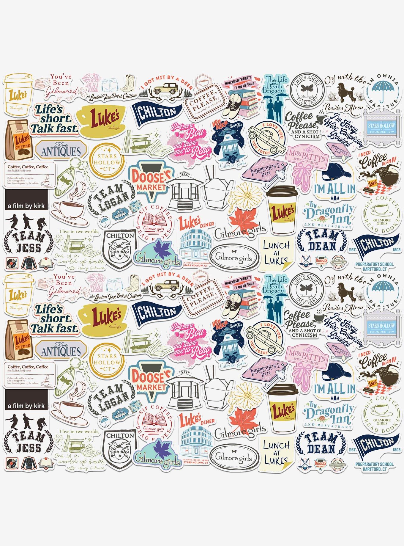 Gilmore Girls Iconic Miscellaneous 100ct Sticker Pack, , hi-res