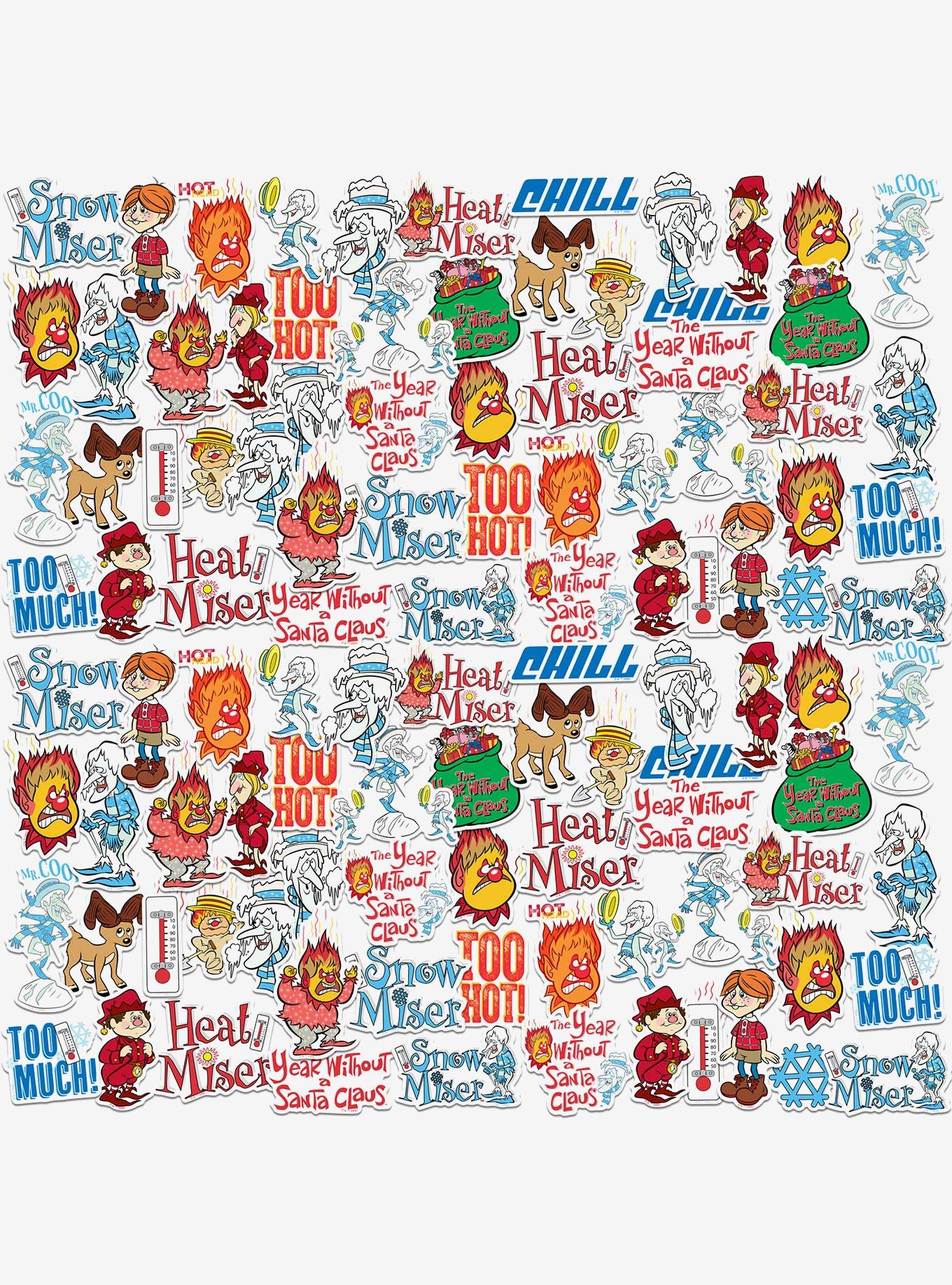 The Year Without A Santa Claus Miscellaneous 100ct Sticker Pack, , hi-res