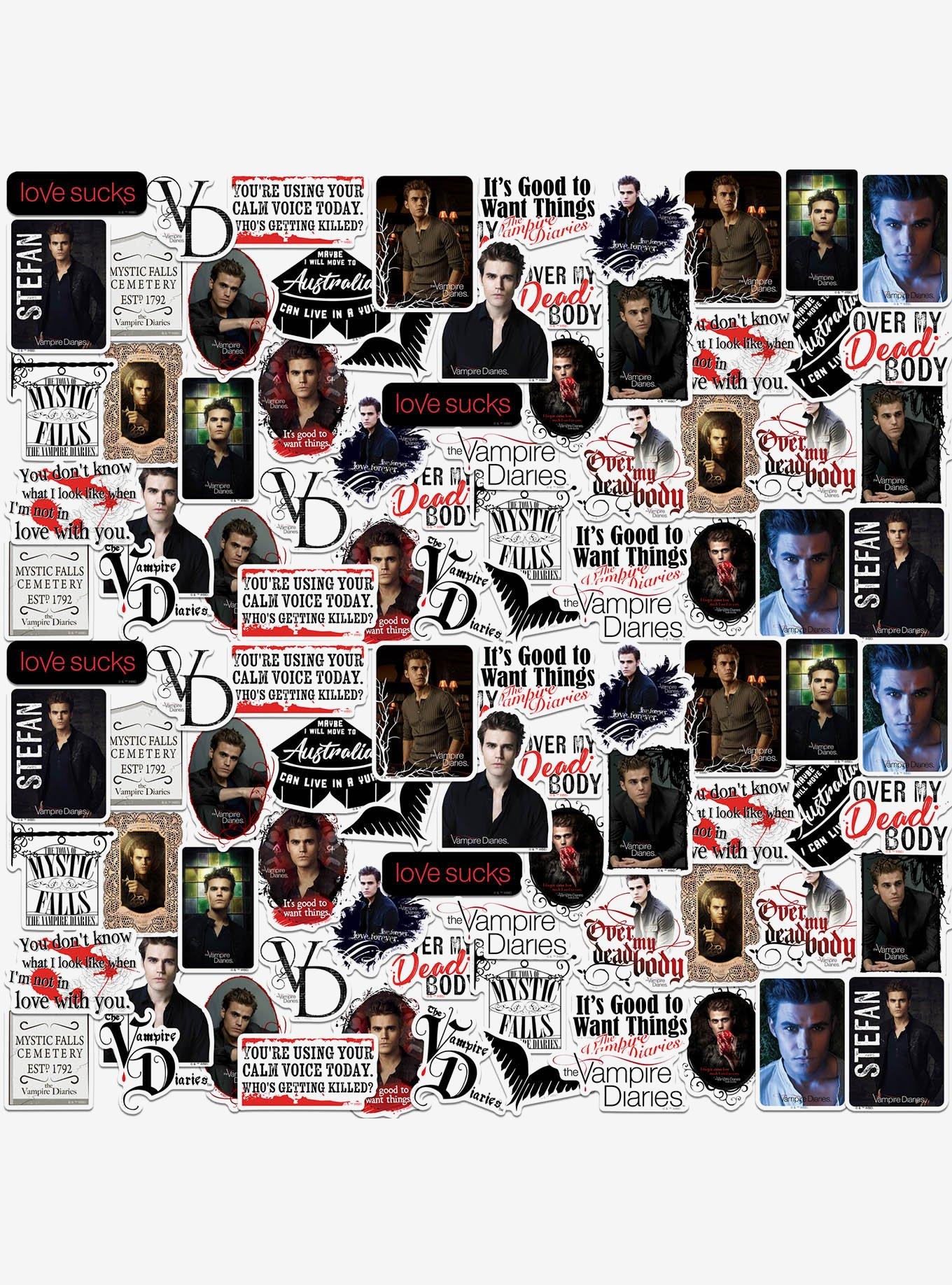 Vampire Diaries Stefan Miscellaneous 100ct Sticker Pack, , hi-res