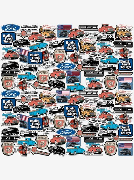 Ford Truck Miscellaneous 100ct Sticker Pack | Hot Topic