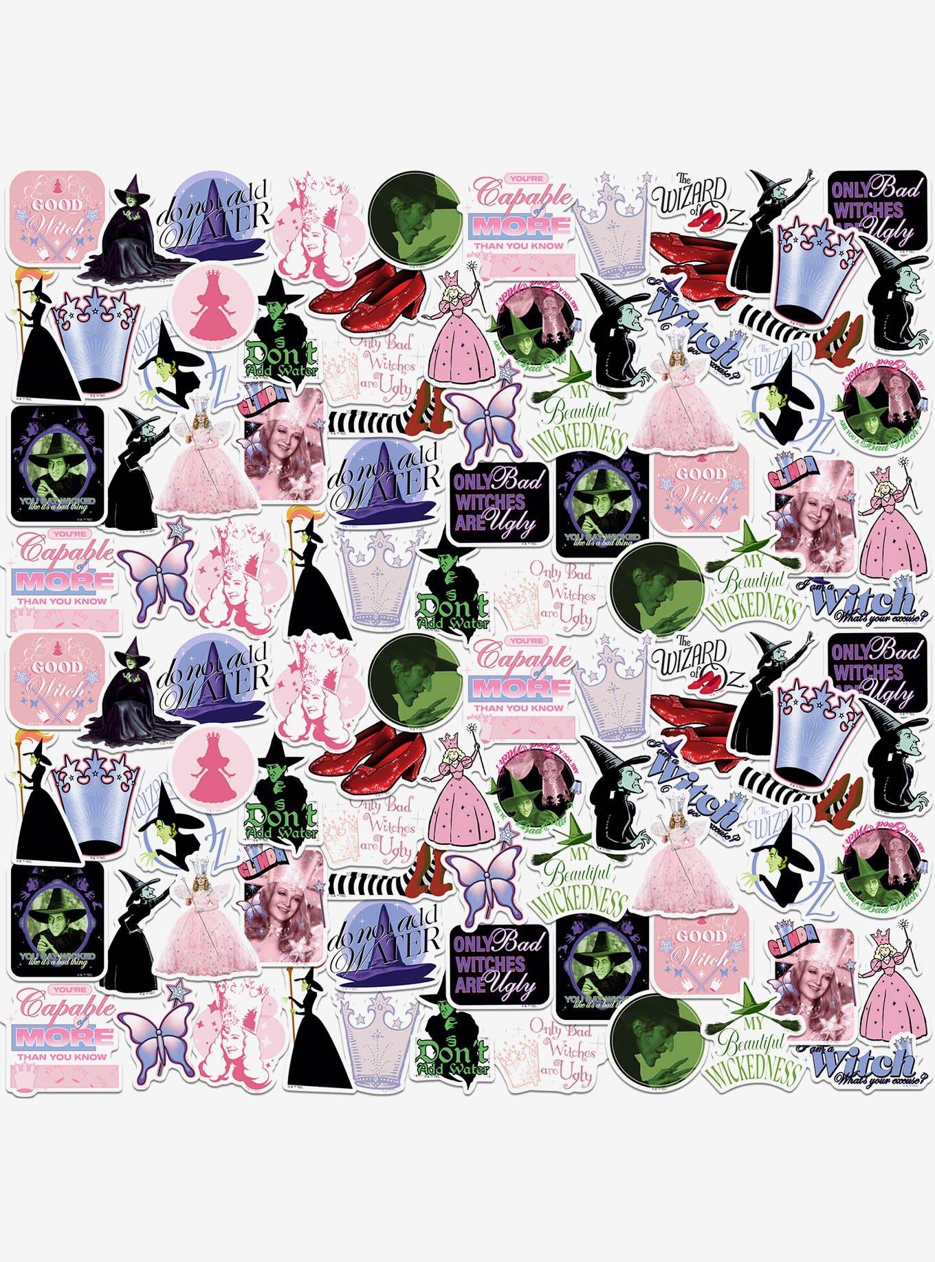 The Wizard of Oz Good Or Bad Witch Miscellaneous 100ct Sticker Pack, , hi-res