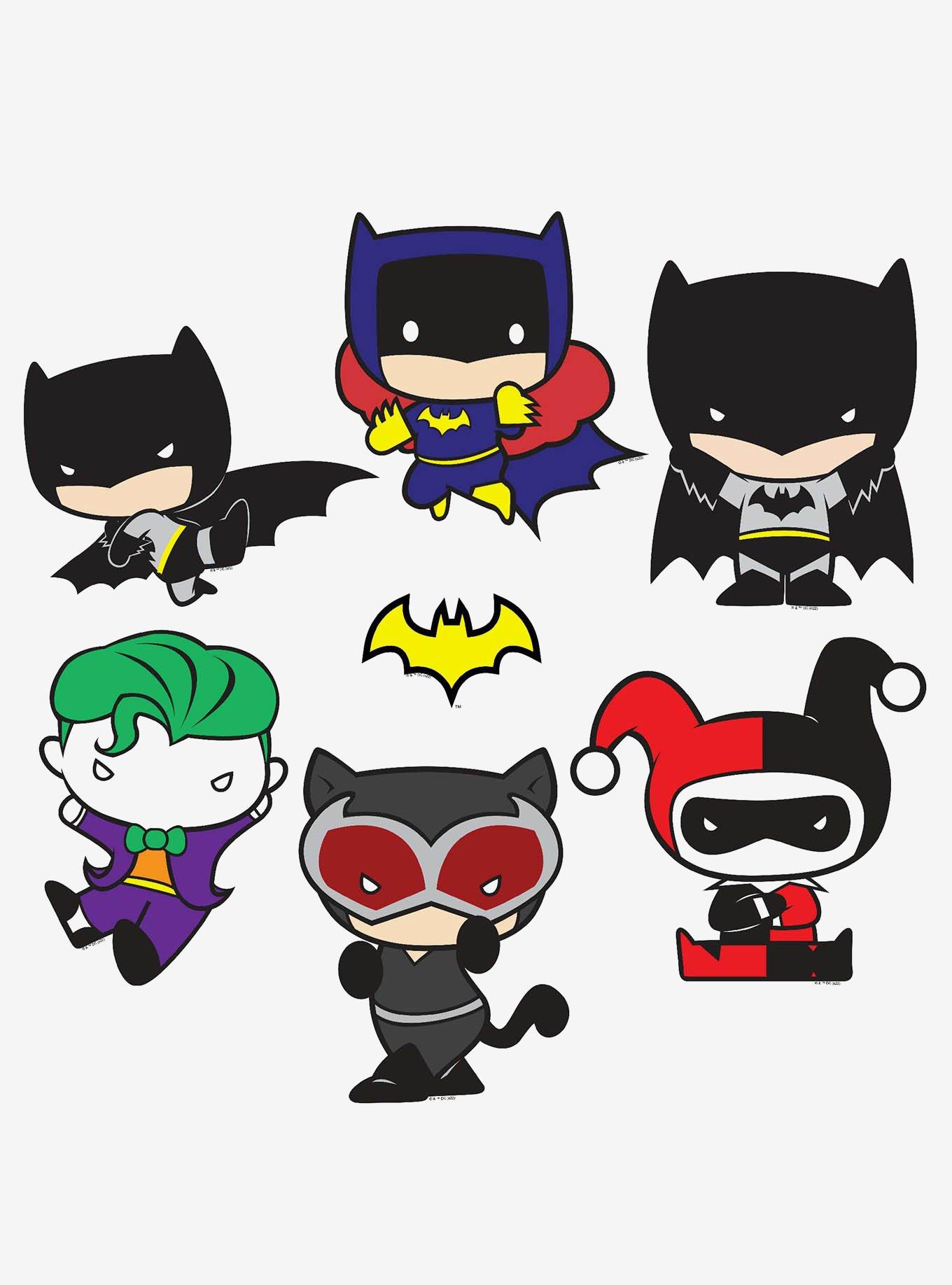 DC Comics Batman Chibi Miscellaneous 100ct Sticker Pack, , hi-res