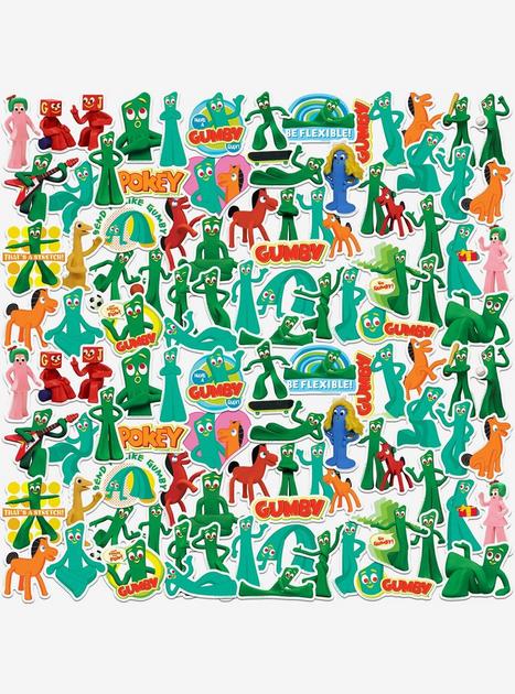 Gumby Miscellaneous 100ct Sticker Pack | Hot Topic
