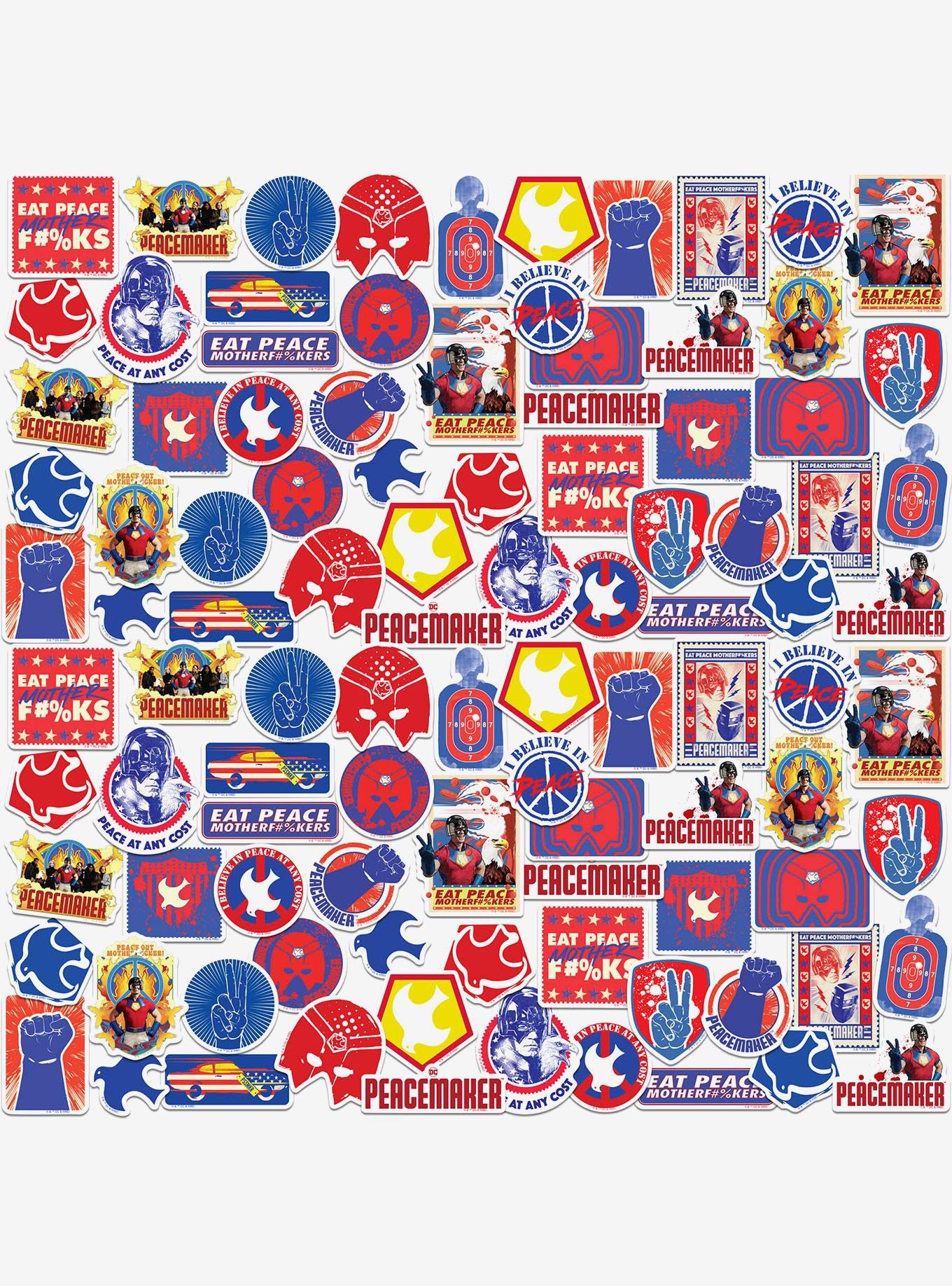 Peacemaker Iconic Miscellaneous 100ct Sticker Pack, , hi-res