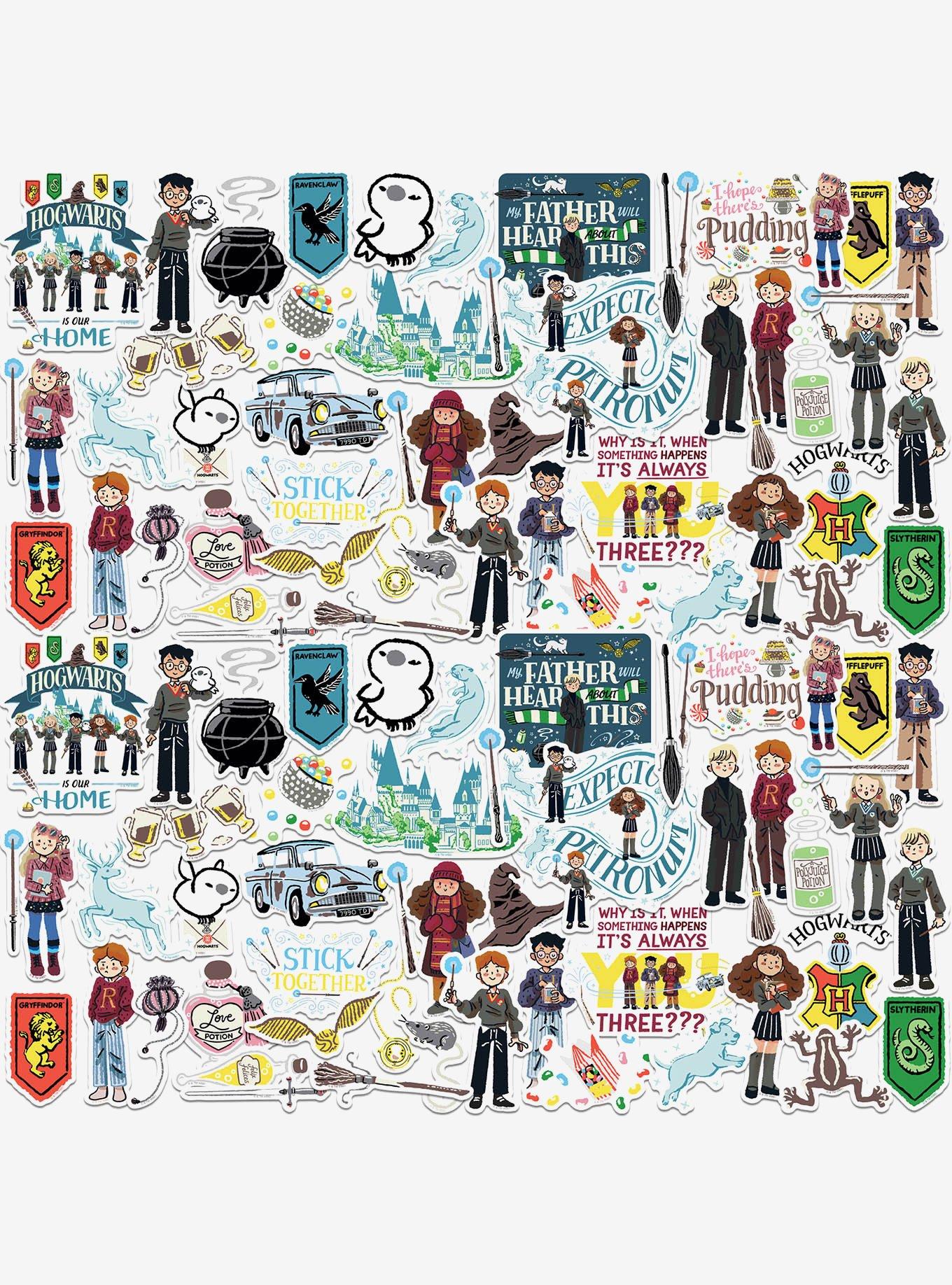 Harry Potter Stick Together Collection Miscellaneous 100ct Sticker Pack, , hi-res