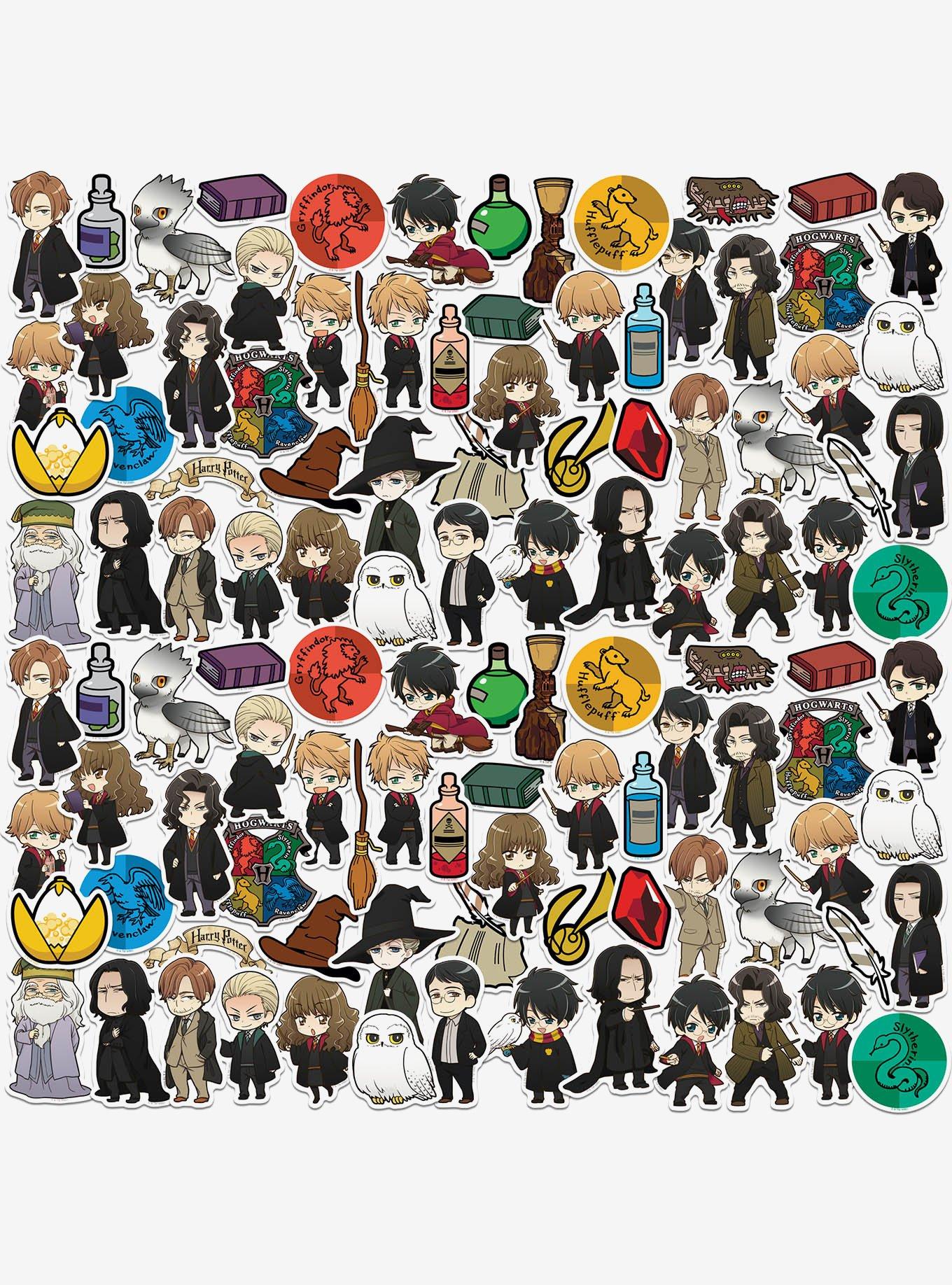 Harry Potter Chibi Anime Collection Miscellaneous 100ct Sticker Pack, , hi-res