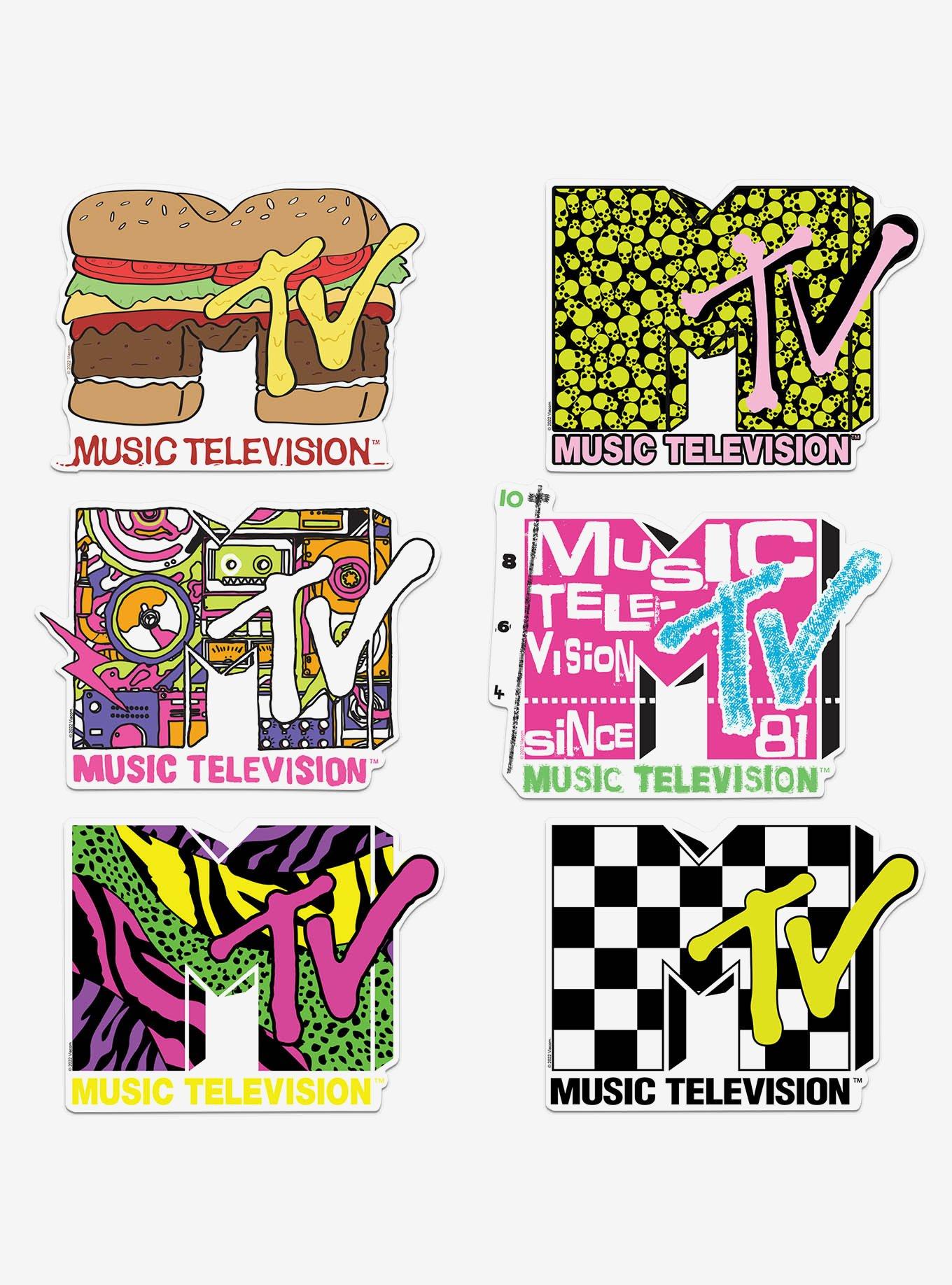 MTV Logo Miscellaneous 100ct Sticker Pack, , hi-res