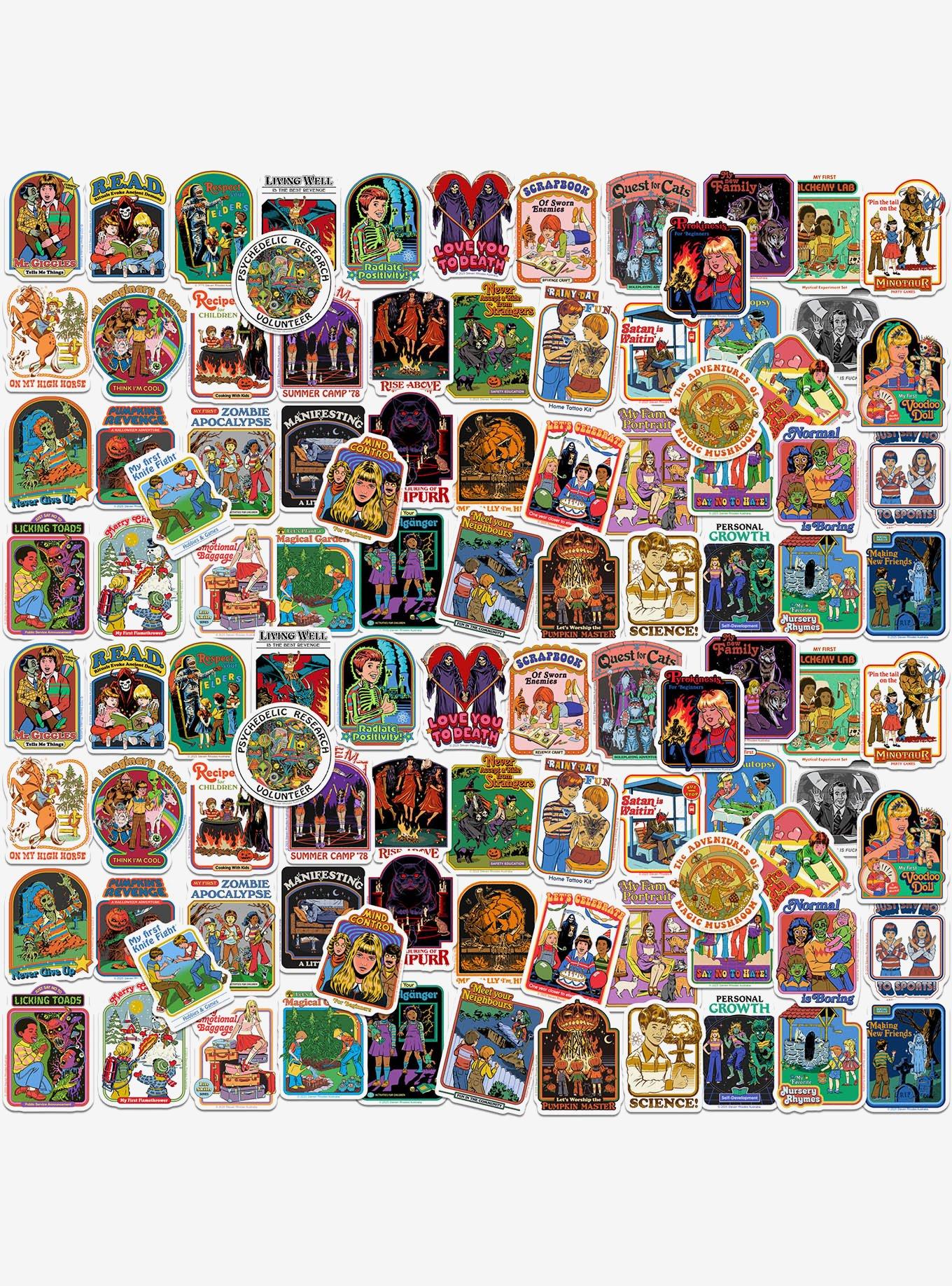Steven Rhodes Twisted Humor Miscellaneous 100ct Sticker Pack, , hi-res