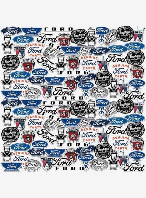 Ford Branding Miscellaneous 100ct Sticker Pack | BoxLunch