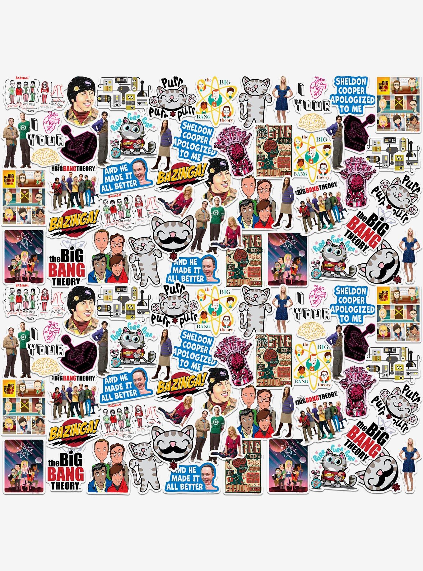 Big Bang Theory Miscellaneous 100ct Sticker Pack