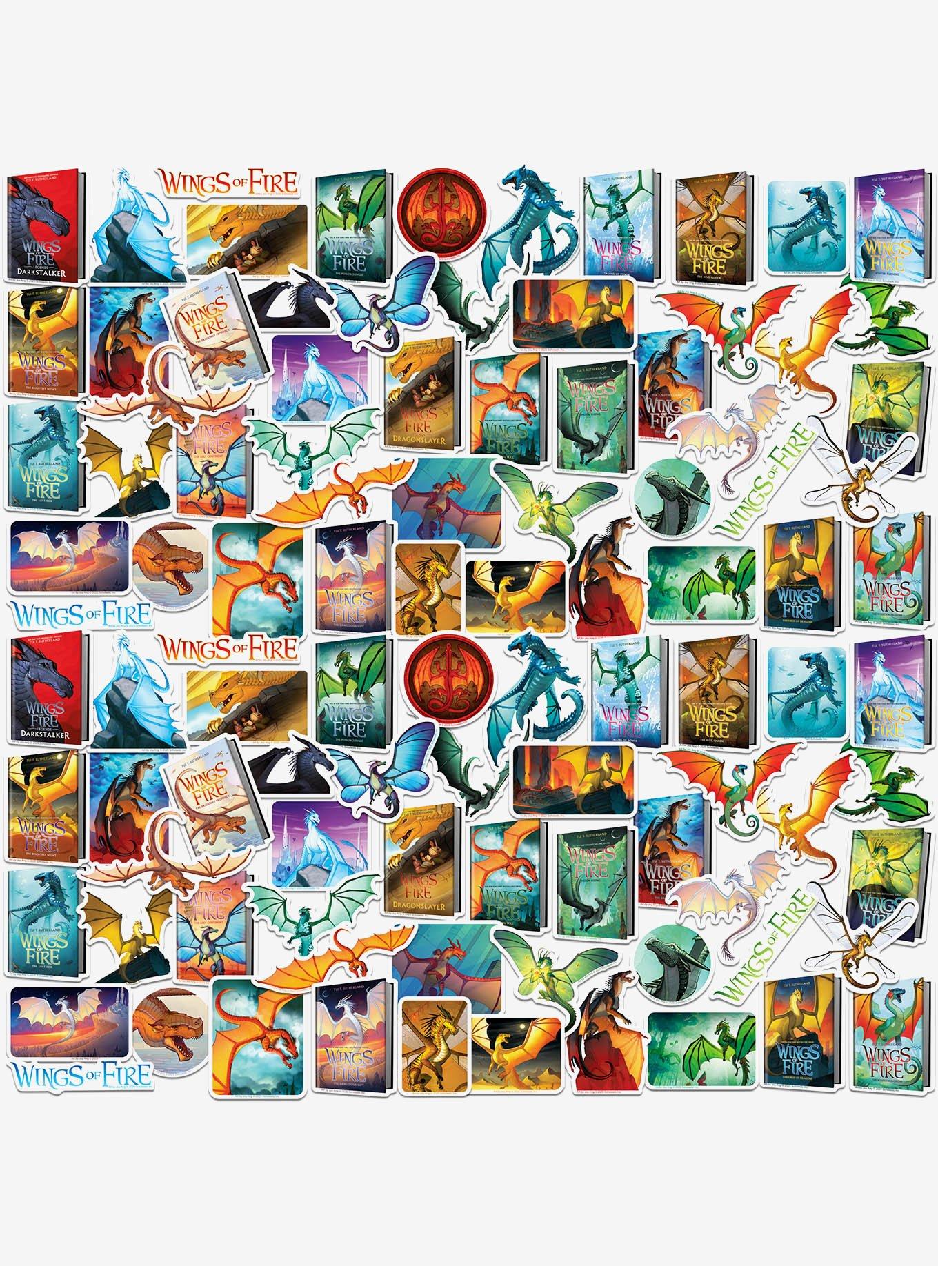 Wings of Fire Literary Collection Miscellaneous 100ct Sticker Pack