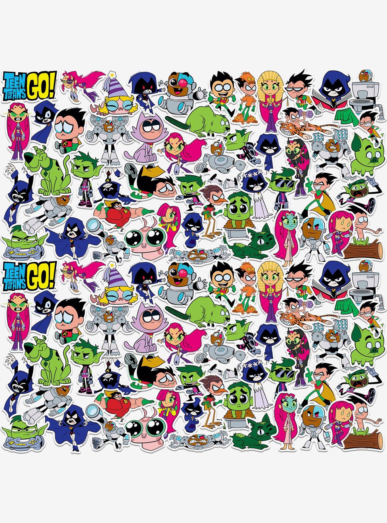 Teen Titans Go Character Miscellaneous 100ct Sticker Pack