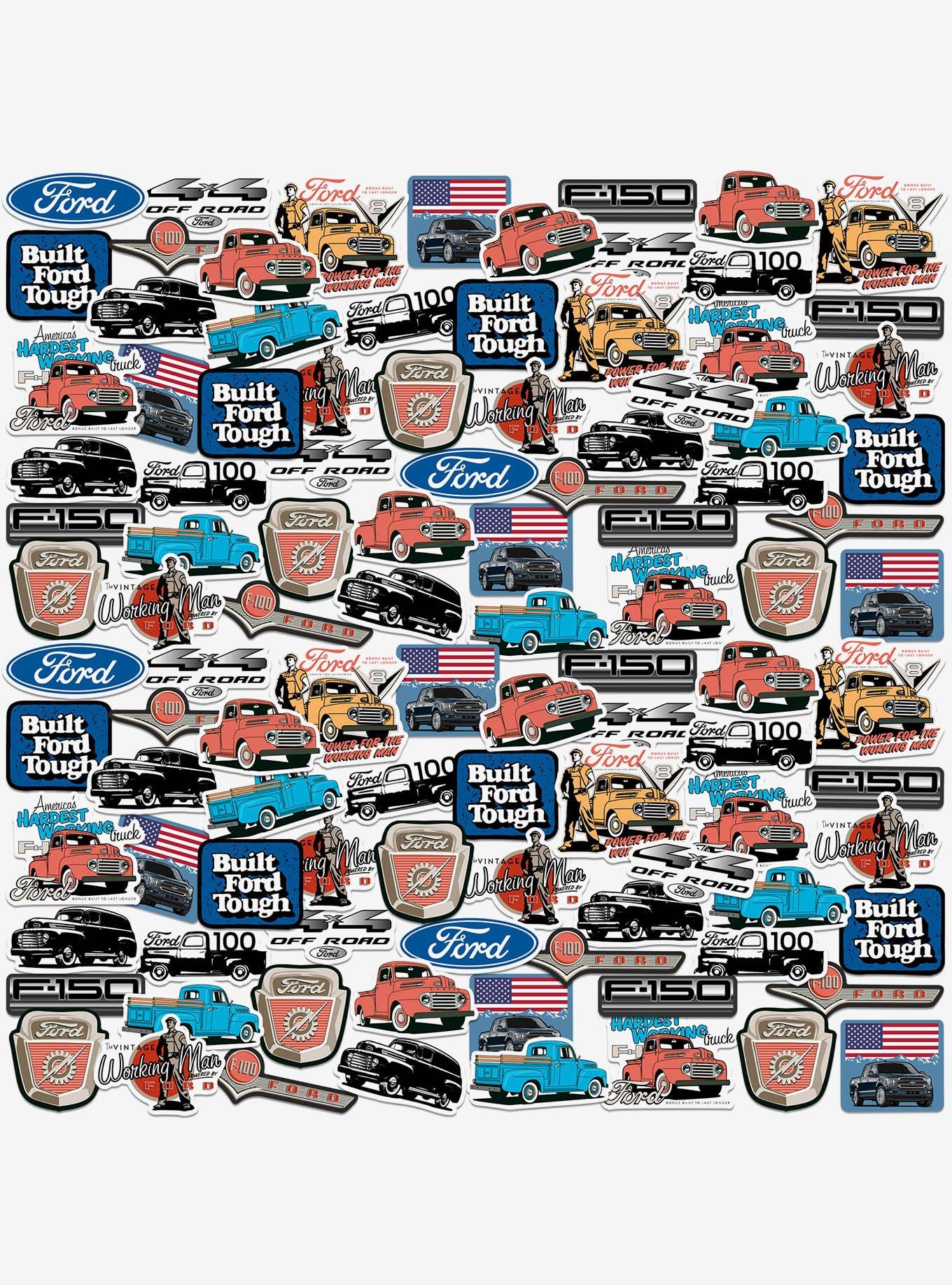 Ford Truck Miscellaneous 100ct Sticker Pack, , hi-res
