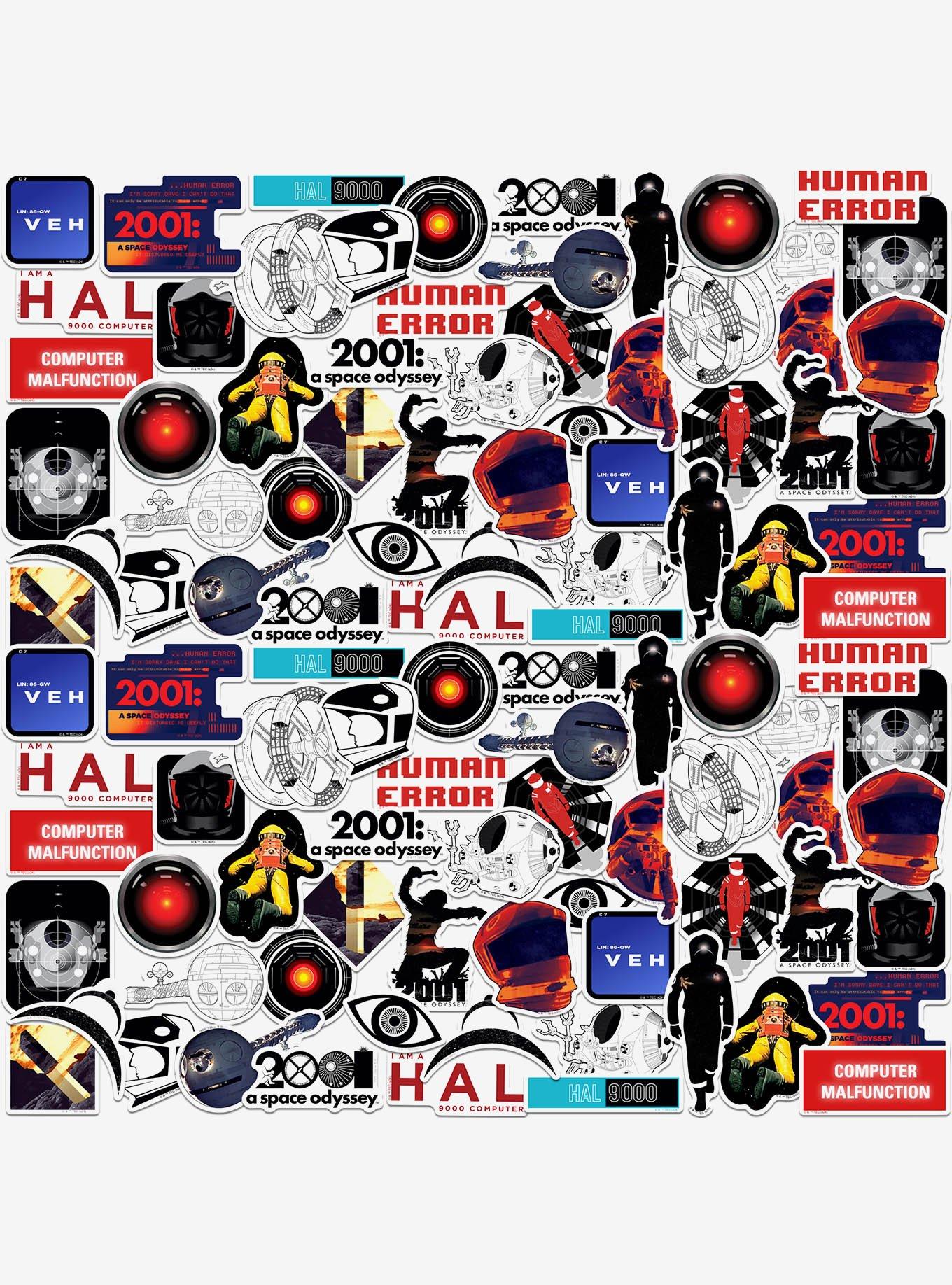 2001 A Space Odyssey Miscellaneous 100ct Sticker Pack, , hi-res
