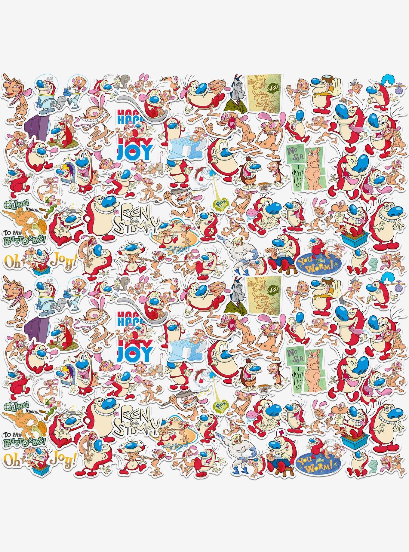 Ren and Stimpy Variety Miscellaneous 100ct Sticker Pack, , hi-res