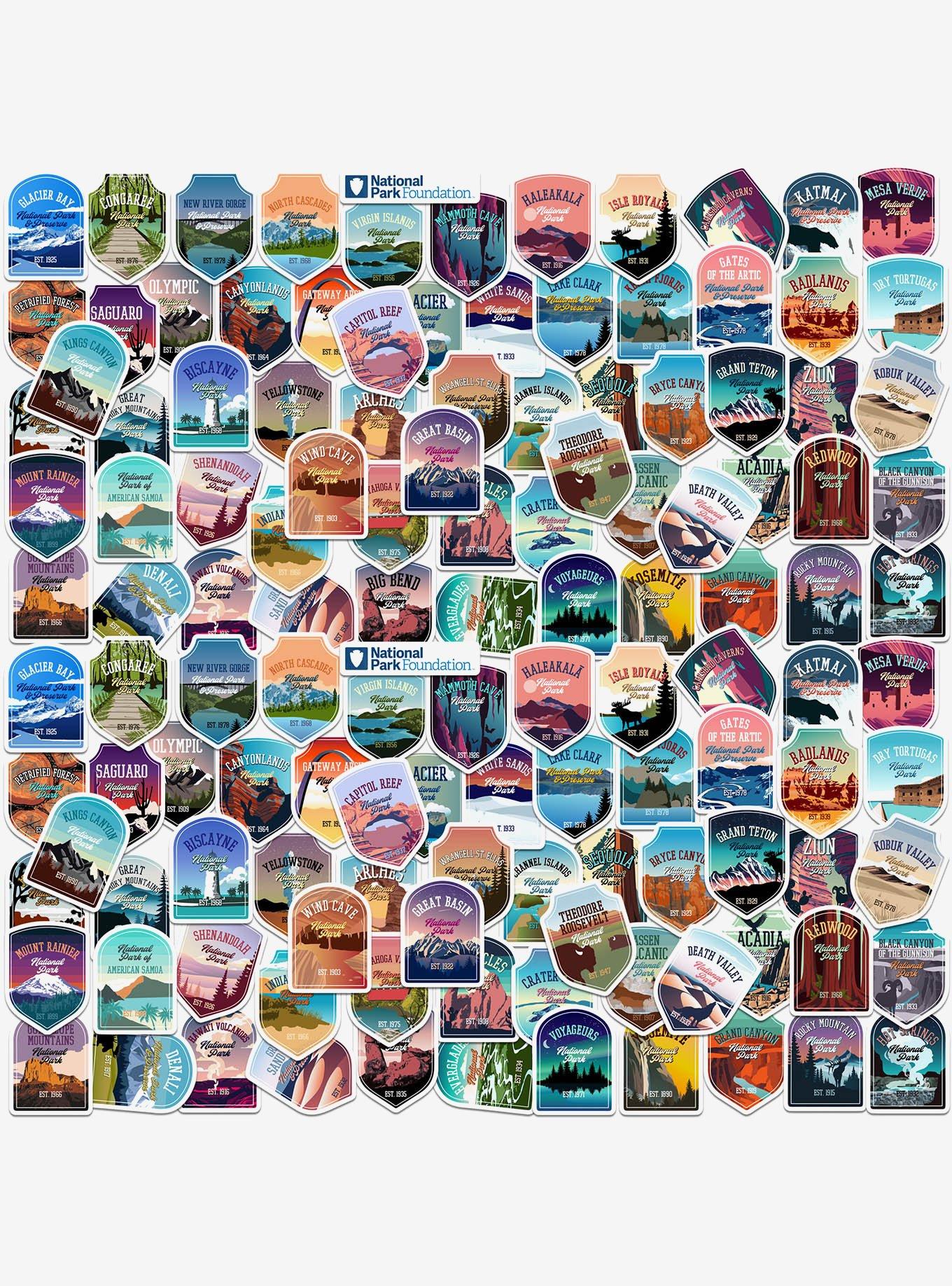 National Park Foundation Miscellaneous 100ct Sticker Pack