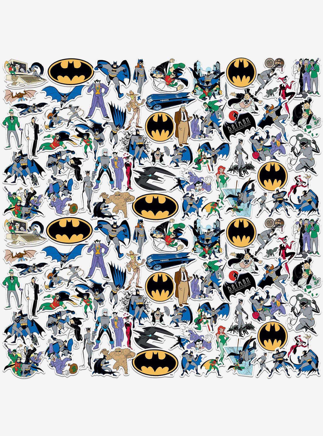 DC Comics Batman The Animated Series Miscellaneous 100ct Sticker Pack, , hi-res