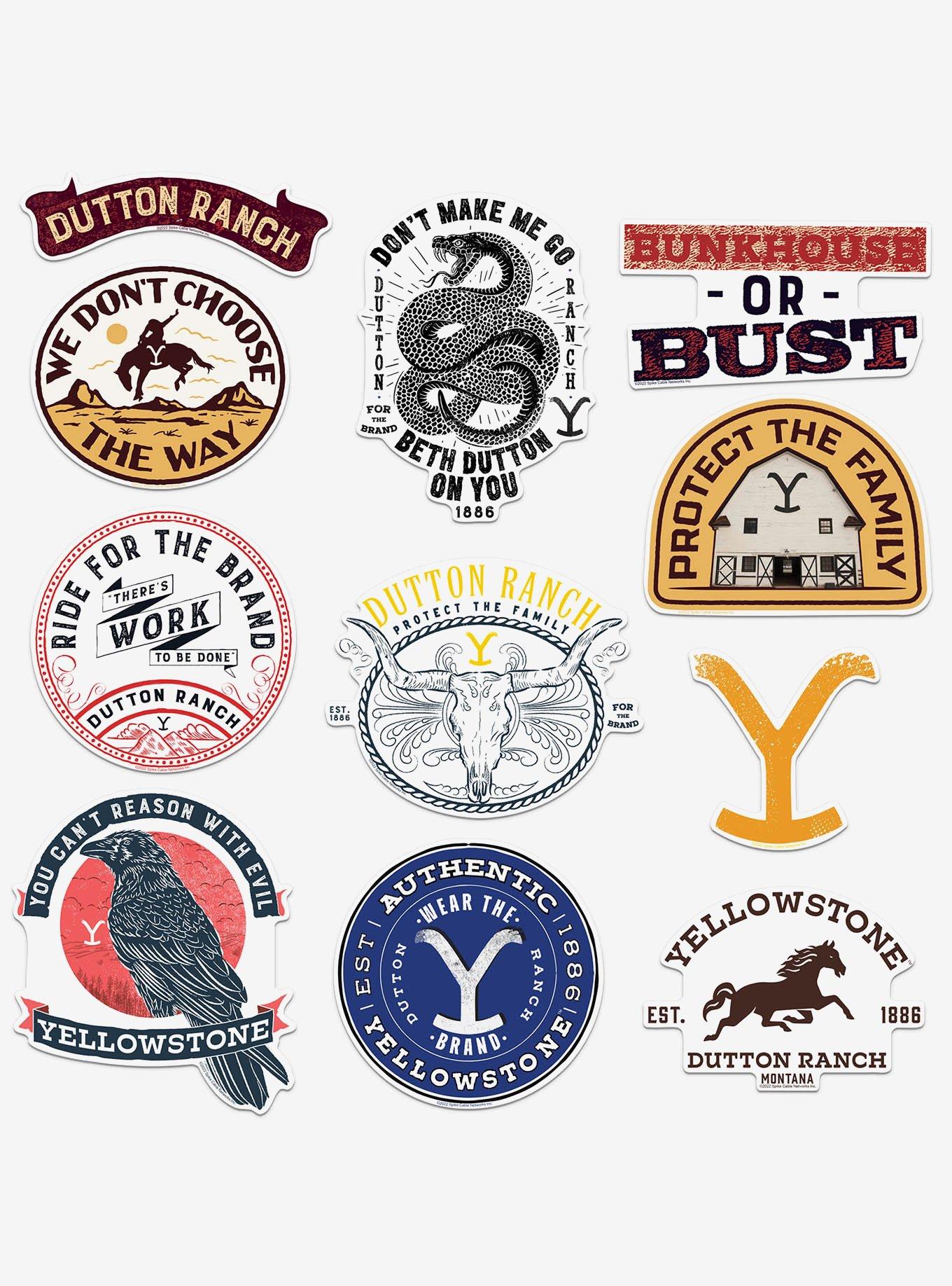 Yellowstone Miscellaneous 100ct Sticker Pack, , hi-res
