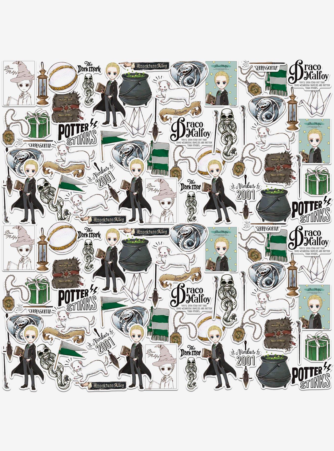 Harry Potter Chibi Draco Collection Miscellaneous 100ct Sticker Pack, , hi-res