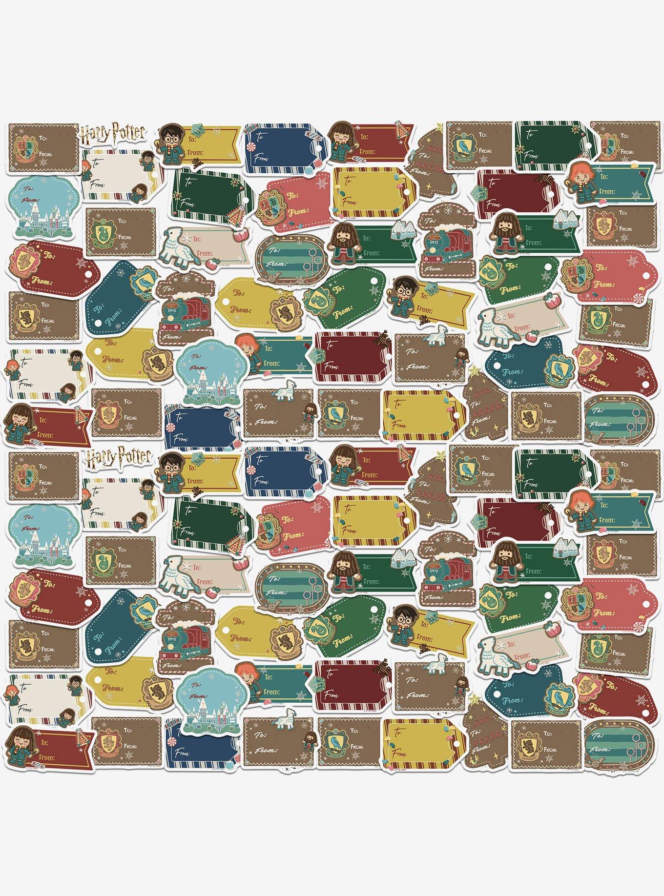 Harry Potter Cookie Christmas Labels Miscellaneous 100ct Sticker Pack, , hi-res