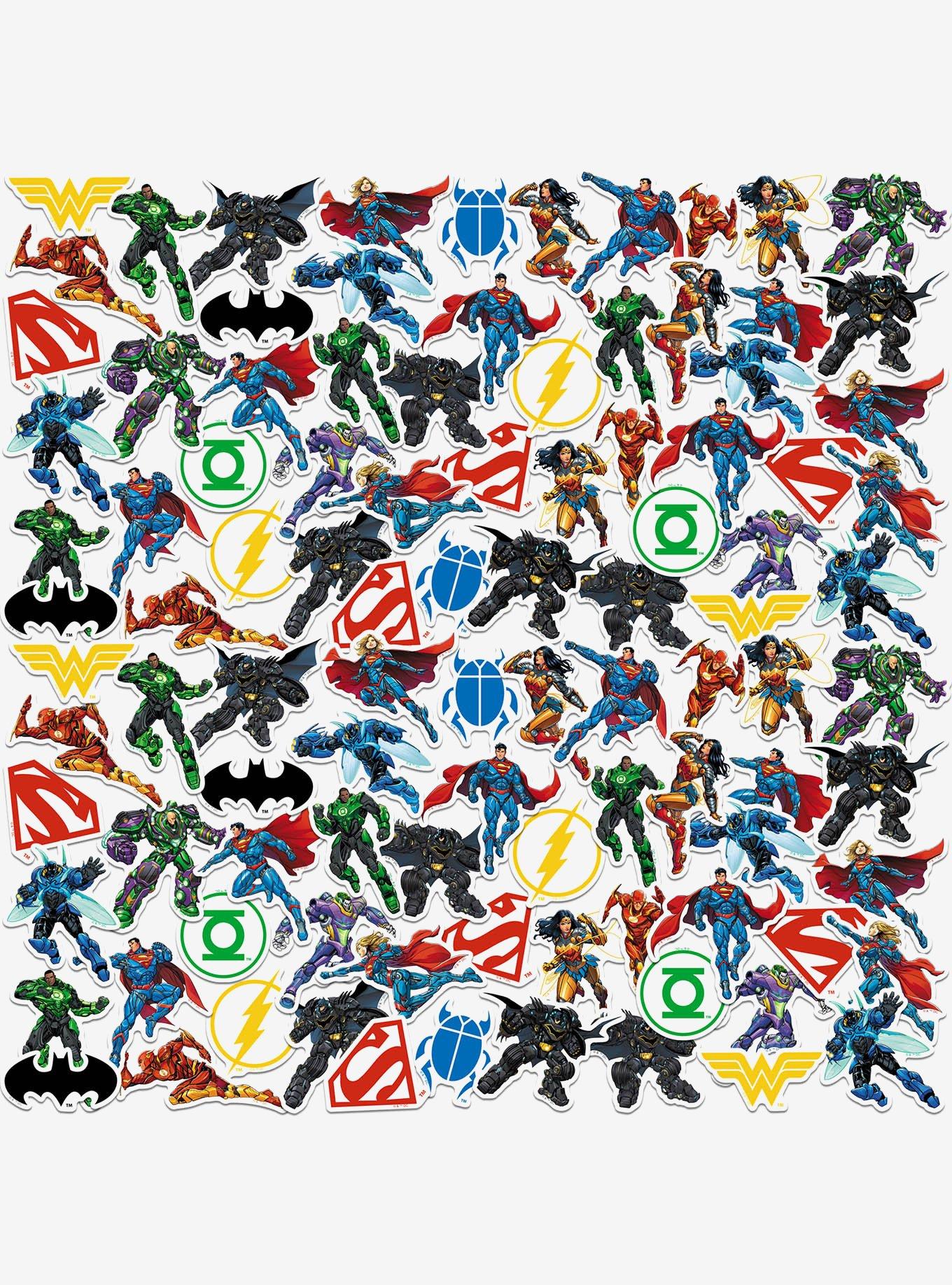 DC Comics Justice League Metal Force Miscellaneous 100ct Sticker Pack, , hi-res