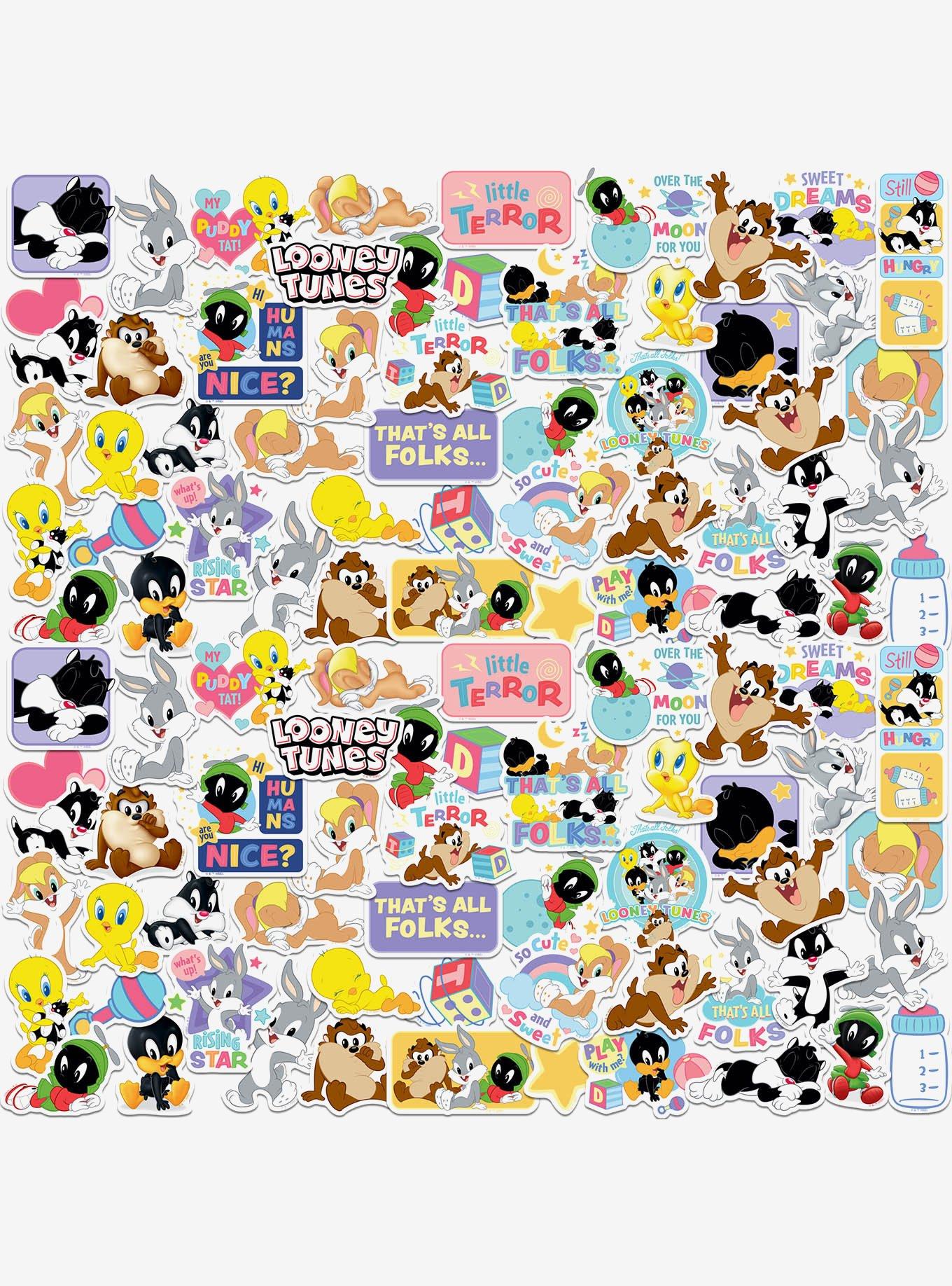 Looney Tunes Cute and Cuddly Miscellaneous 100ct Sticker Pack, , hi-res