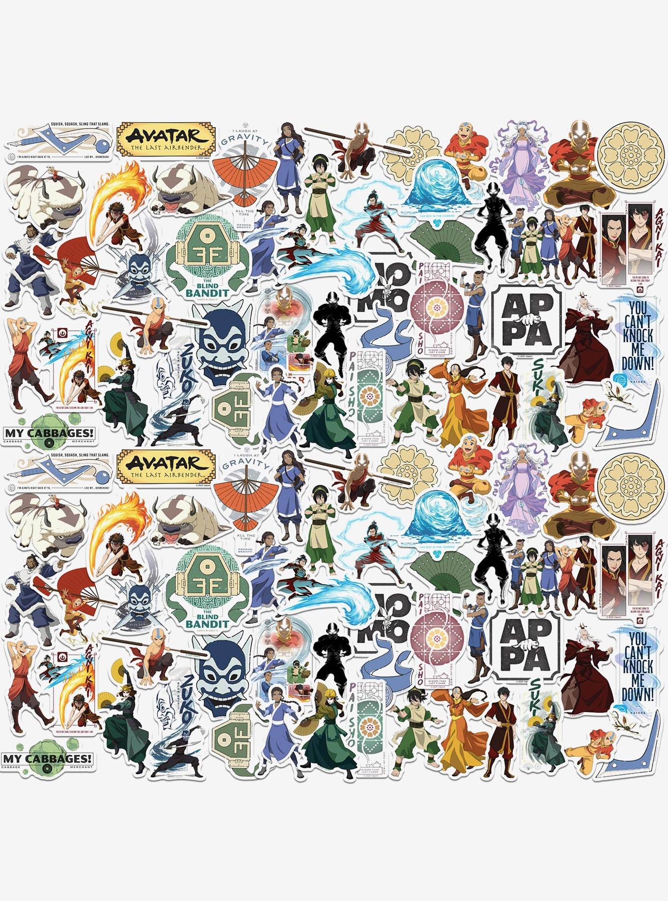 Avatar: The Last Airbender Variety Miscellaneous 100ct Sticker Pack, , hi-res
