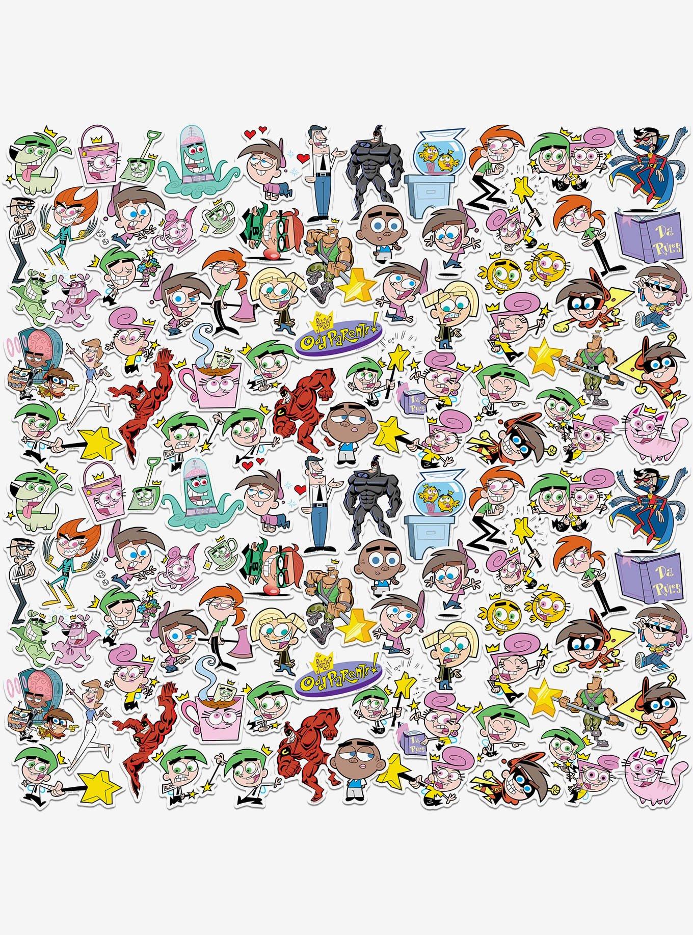 The Fairly Oddparents Miscellaneous 100ct Sticker Pack, , hi-res