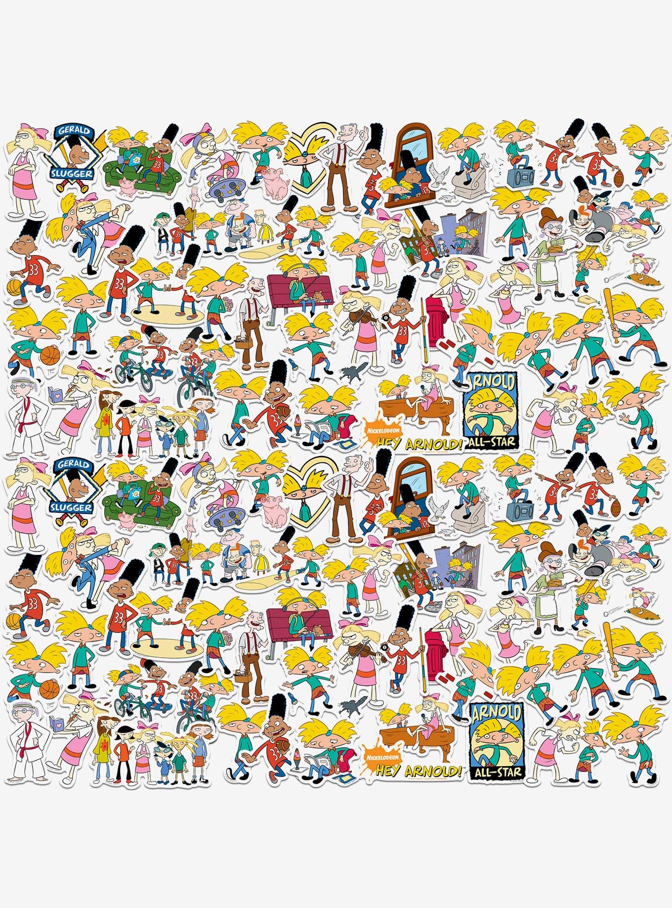 Hey Arnold Miscellaneous 100ct Sticker Pack