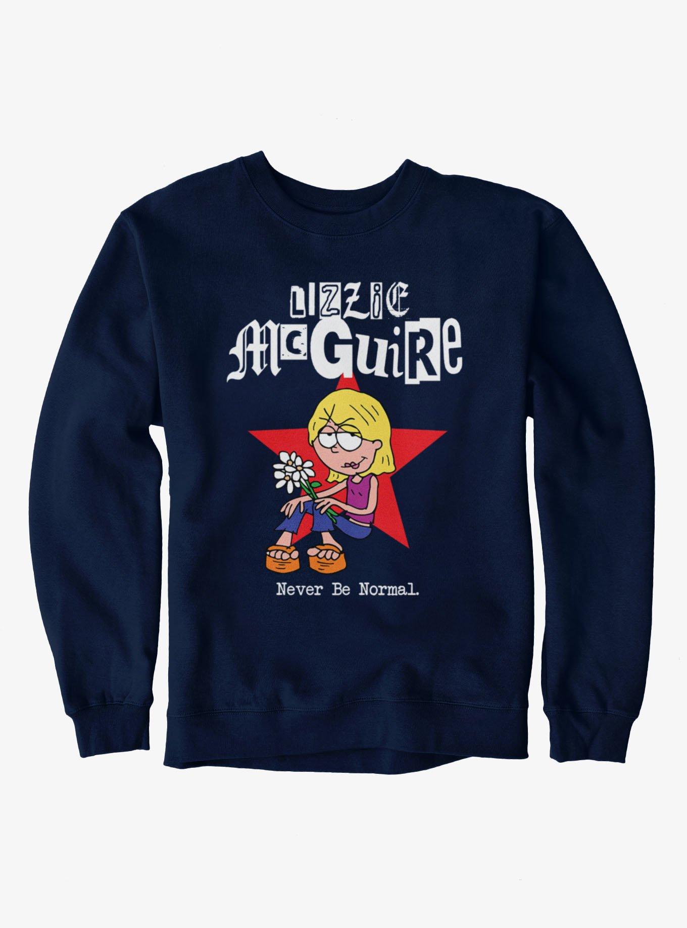 Disney Lizzie McGuire Star Never Be Normal Sweatshirt, , hi-res