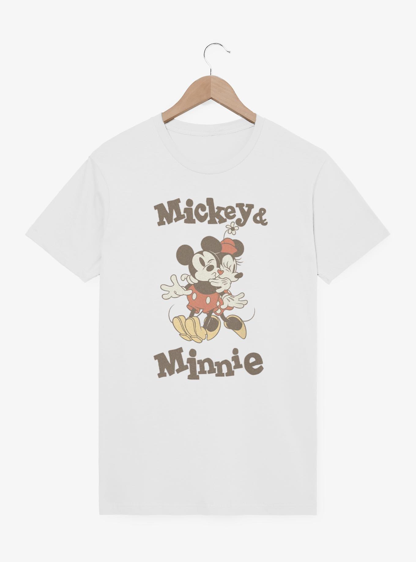 Disney Mickey Mouse Mickey Minnie Retro Kiss T-Shirt, , hi-res