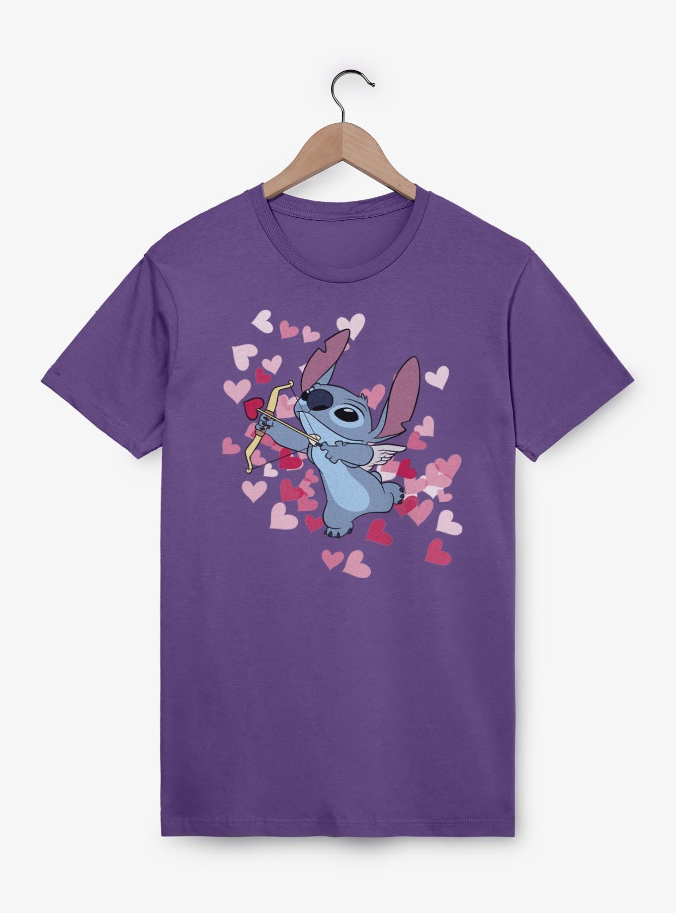 Disney Lilo & Stitch Stitch Hearts T-Shirt, , hi-res