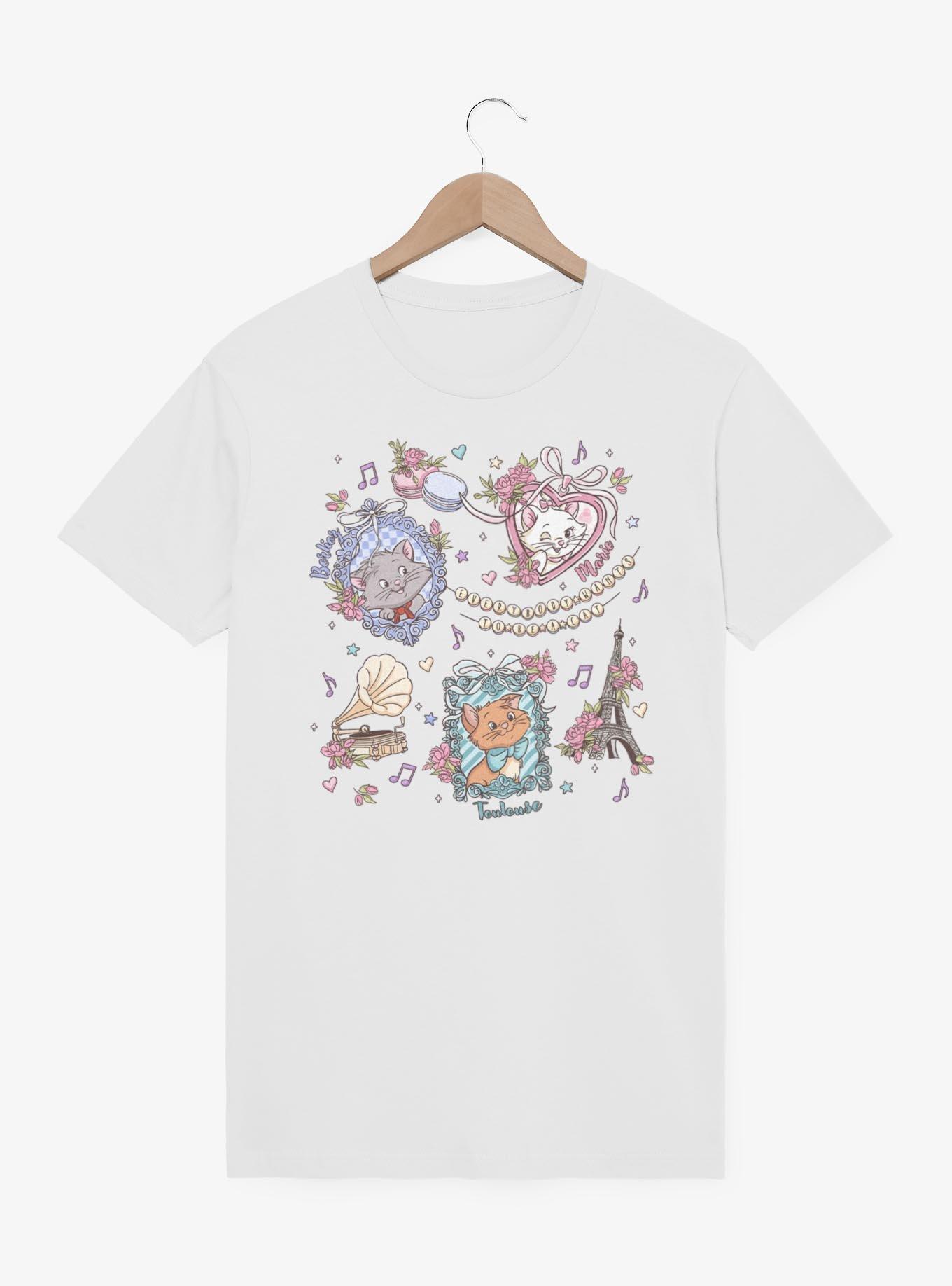 Disney The Aristocats Coquette Collage T-Shirt, , hi-res