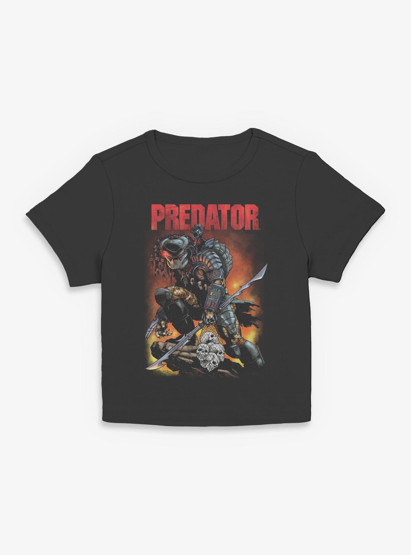 Alien Predator Skull Sack Girls Baby T-Shirt, , hi-res