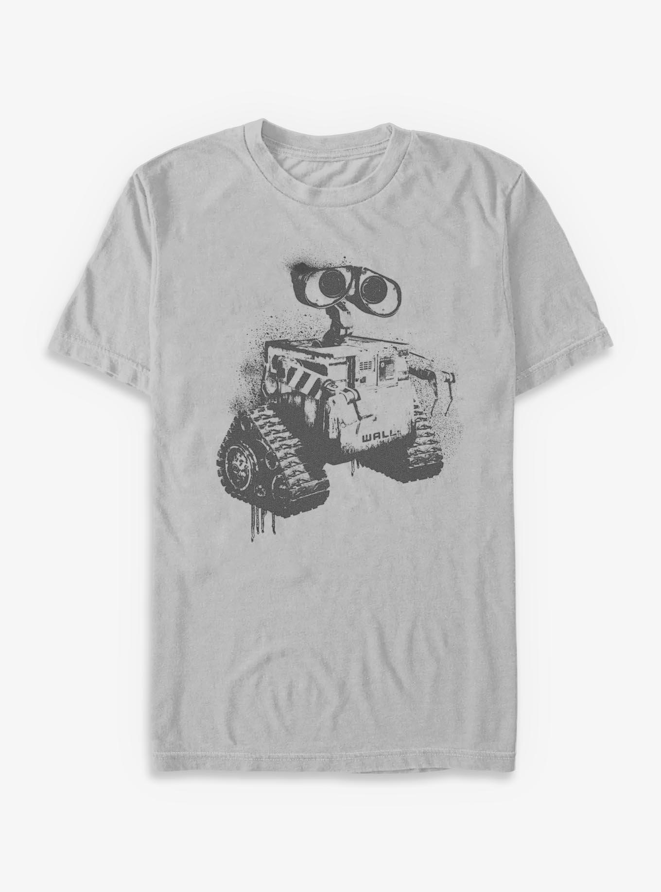 Disney Pixar WALL-E Stencil T-Shirt, ICEGRAY, hi-res